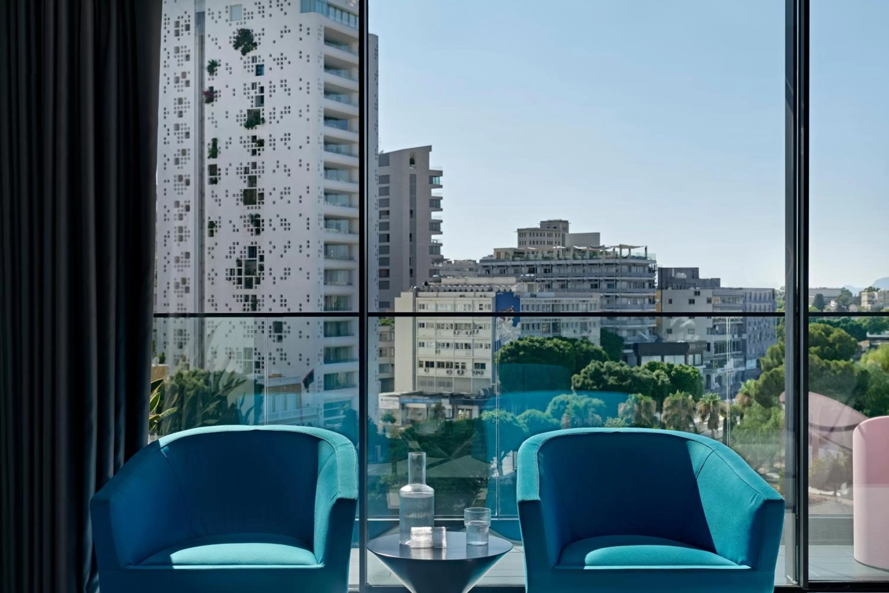 Seating area in MAP Boutique Hotel