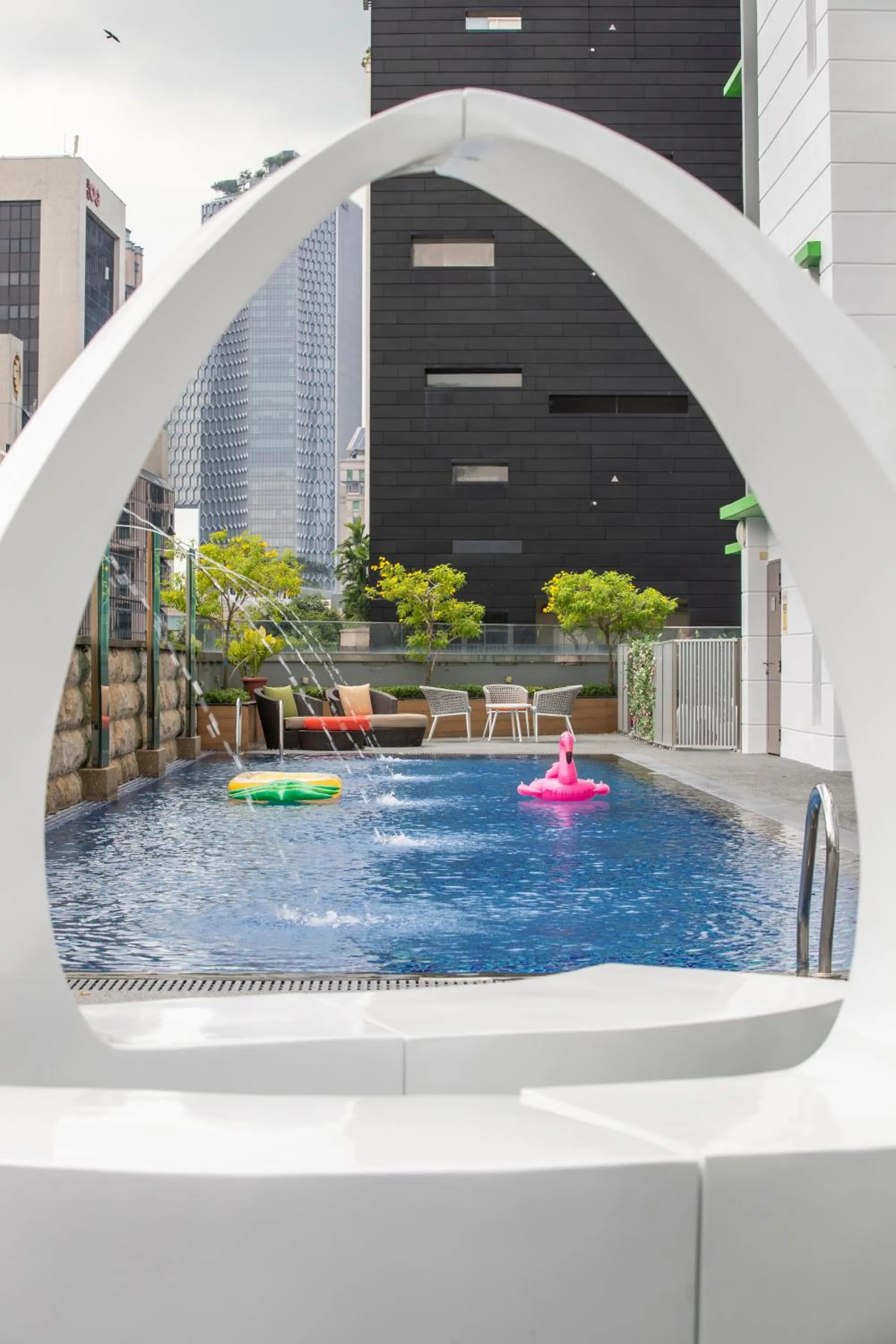 Swimming pool in ibis Styles Singapore Albert