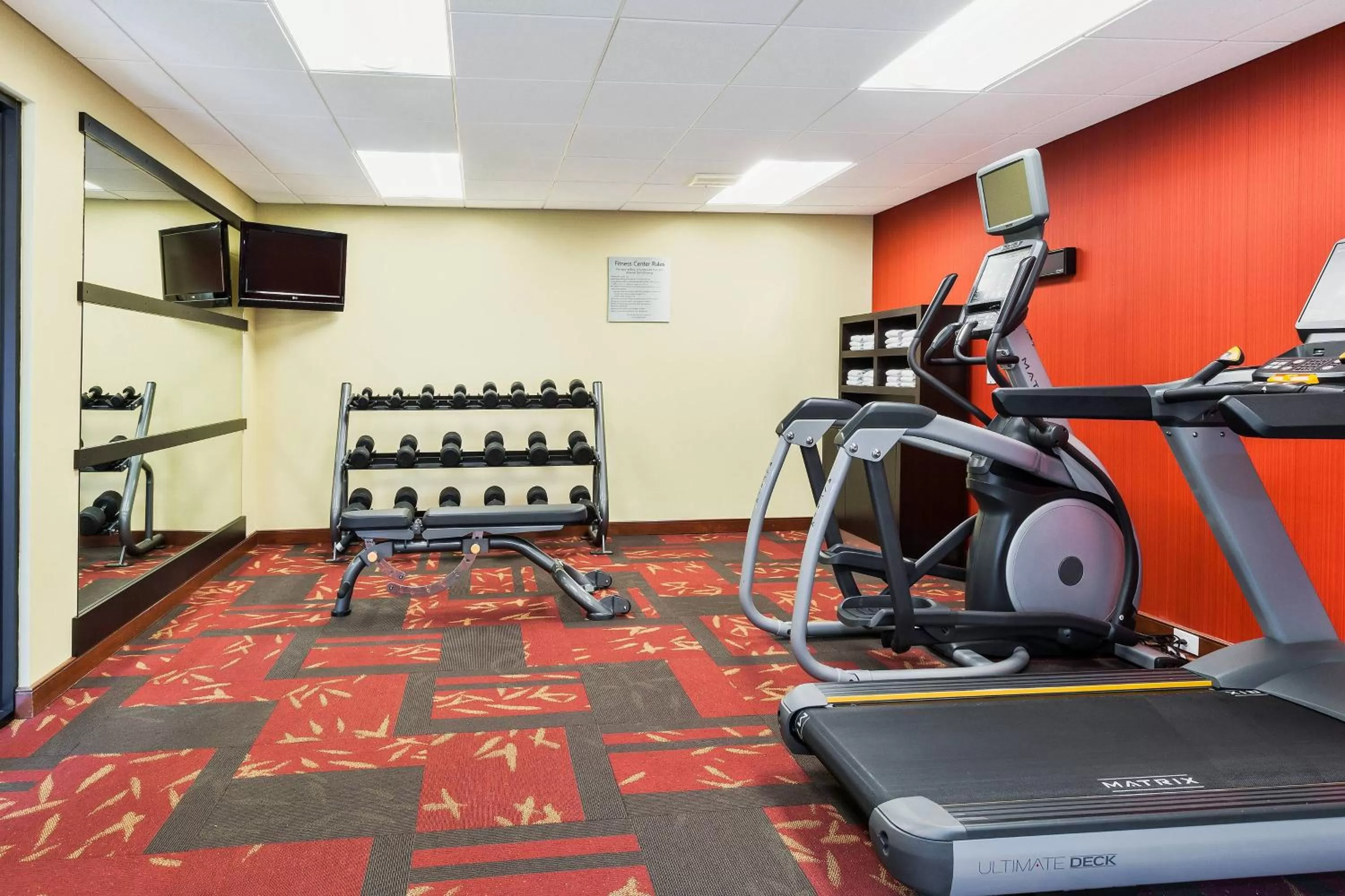 Fitness centre/facilities in Courtyard by Marriott Corpus Christi