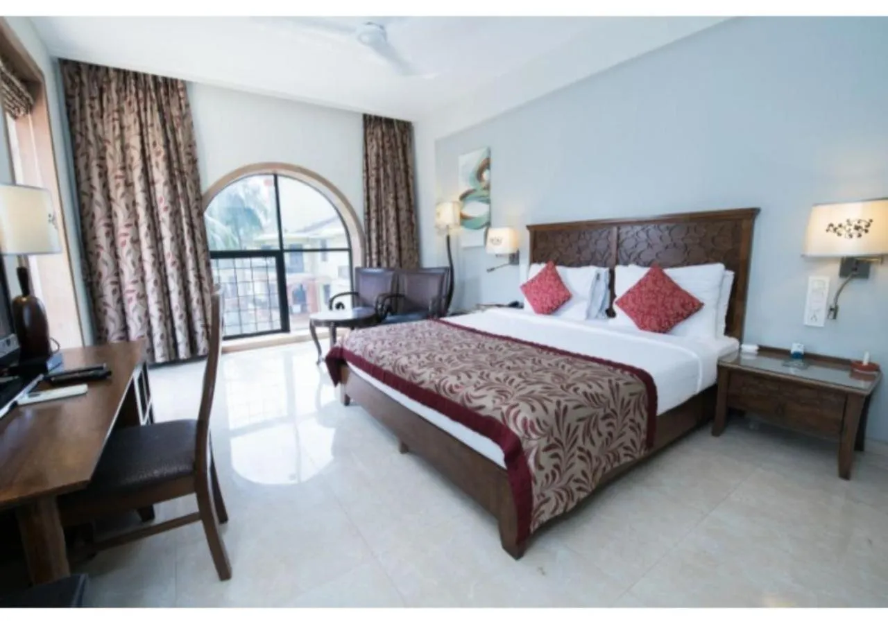 Bedroom, Bed in Neelam's The Grand Hotel Goa