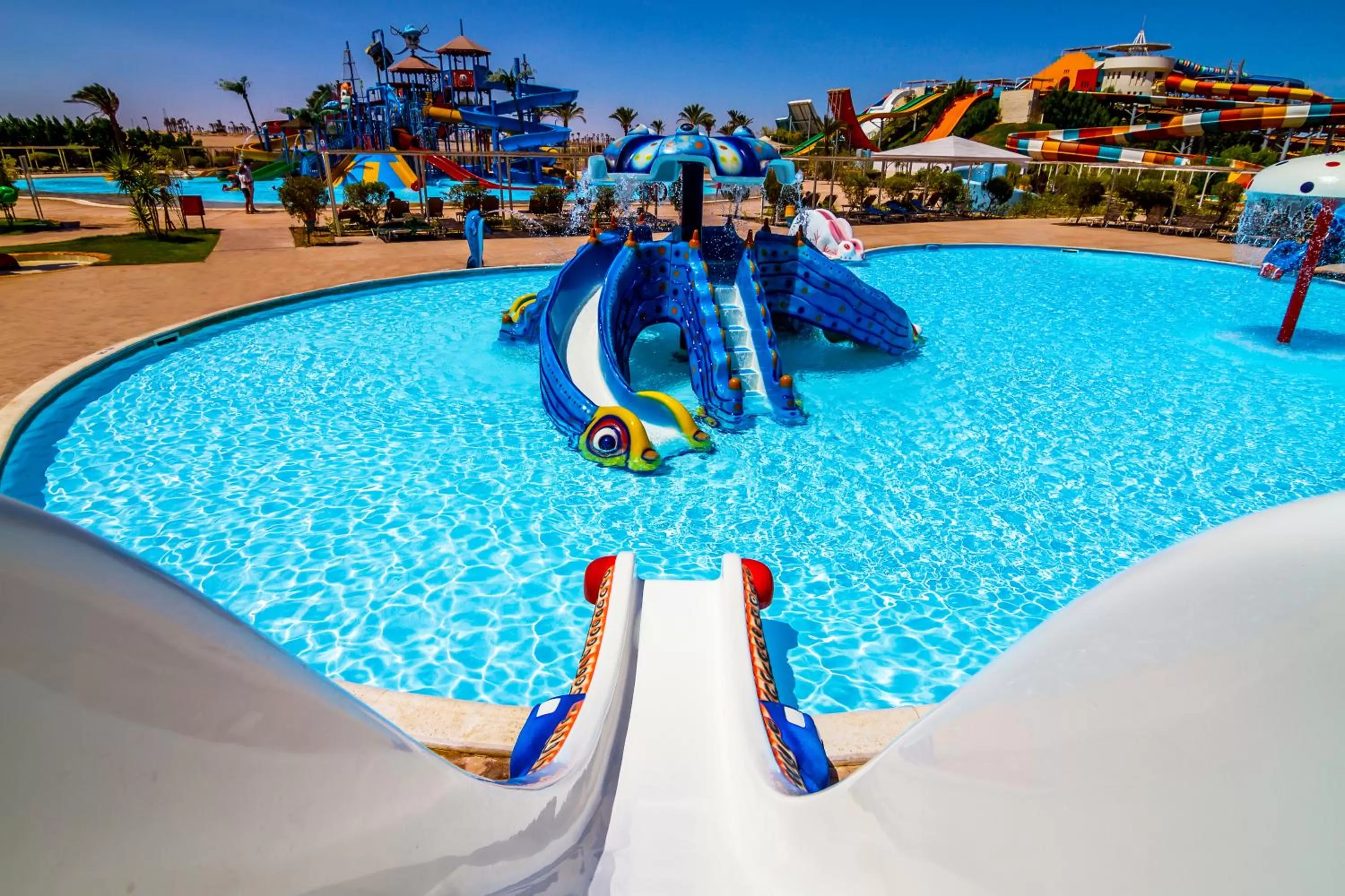 Aqua park in Iberotel Makadi Beach