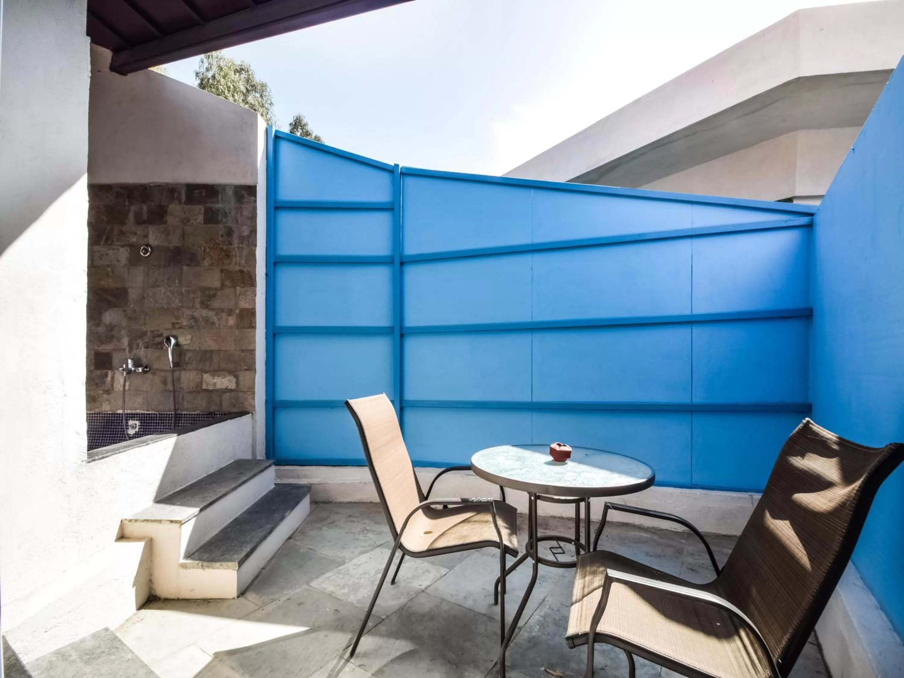 Patio in Bamboo Saa Resort & Spa - Udaipur