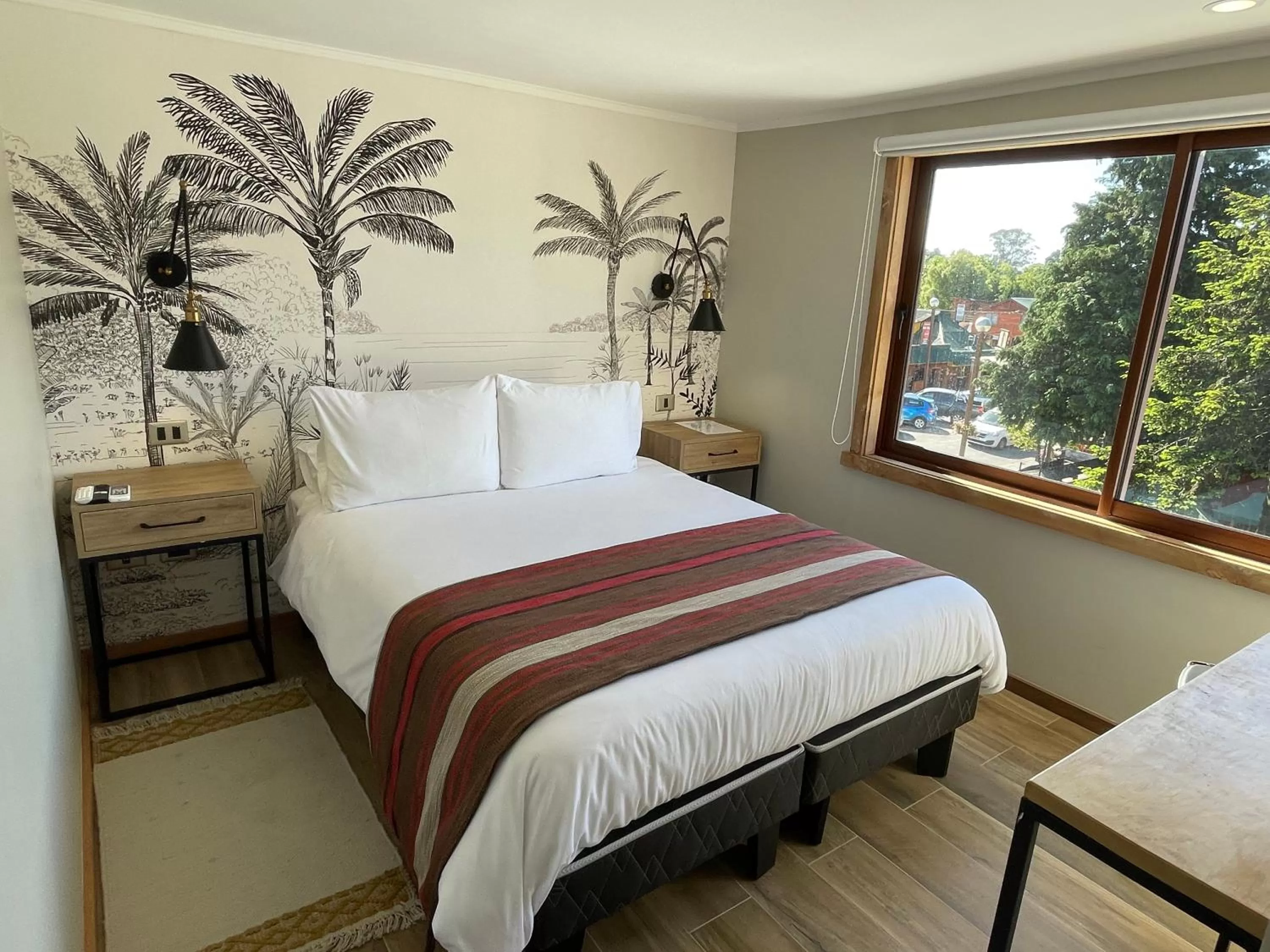 Photo of the whole room, Bed in Mawün Hotel Pucón