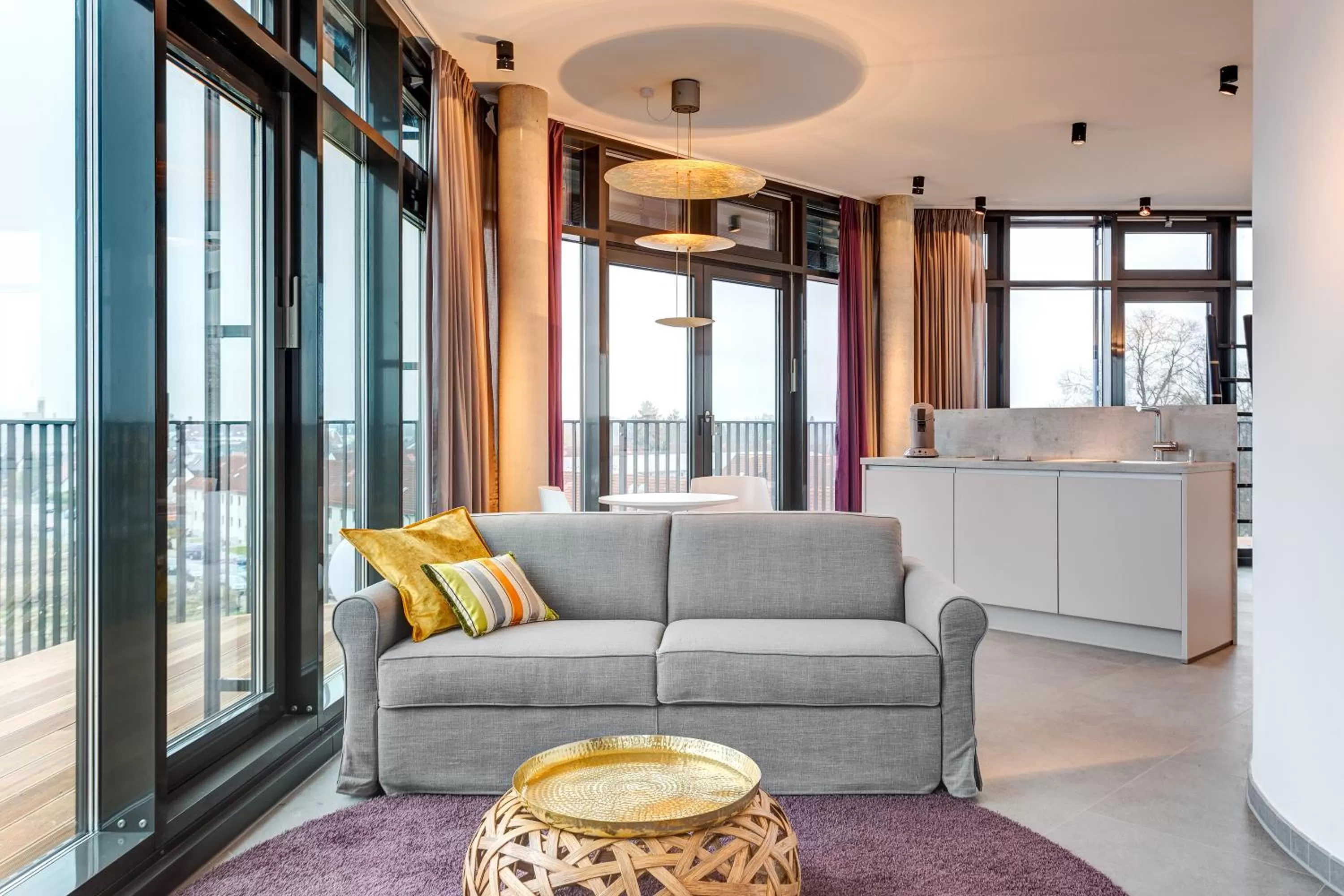 Living room in Hotel im Bunker