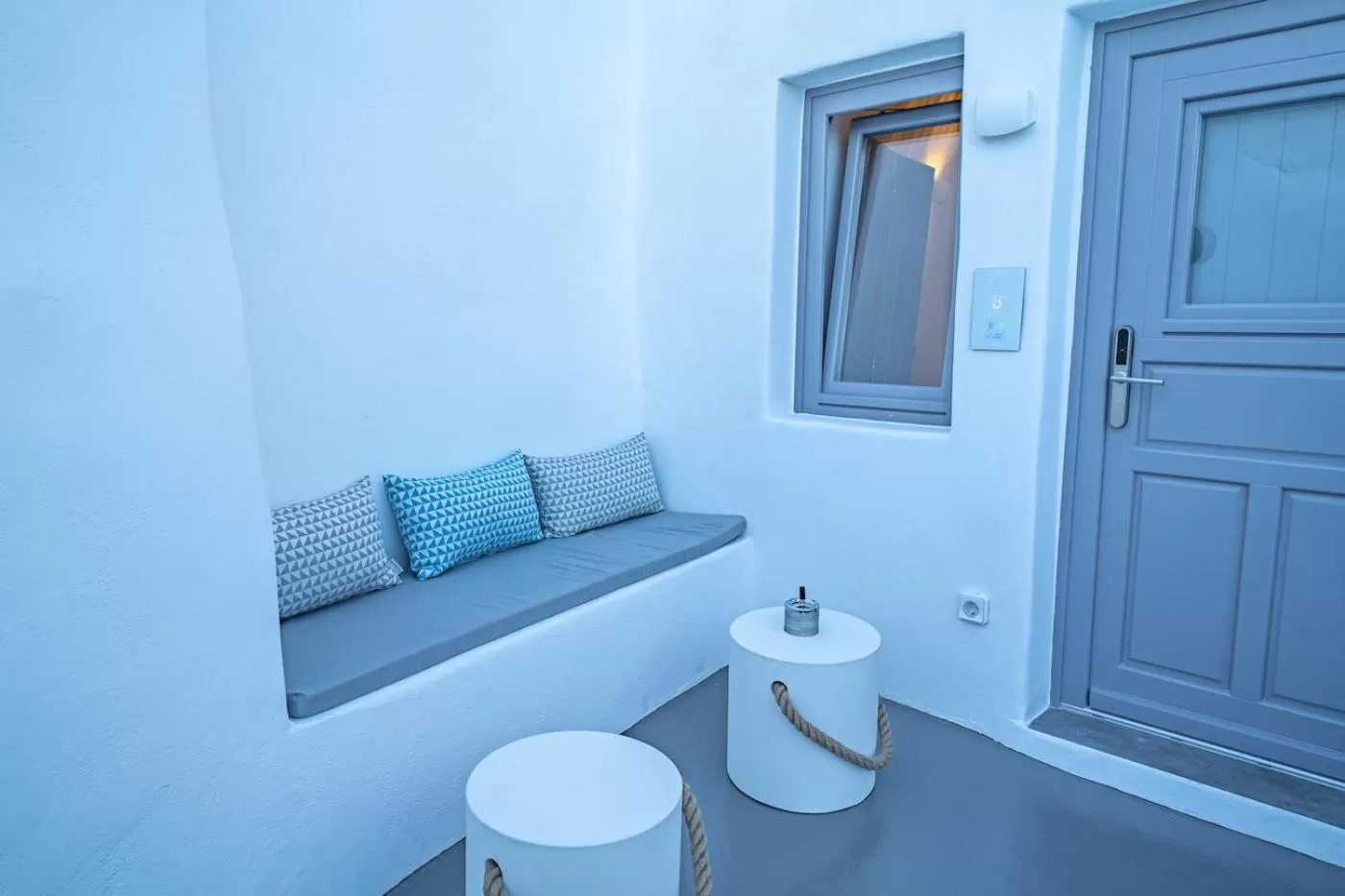 Patio in Eternity Suites Santorini