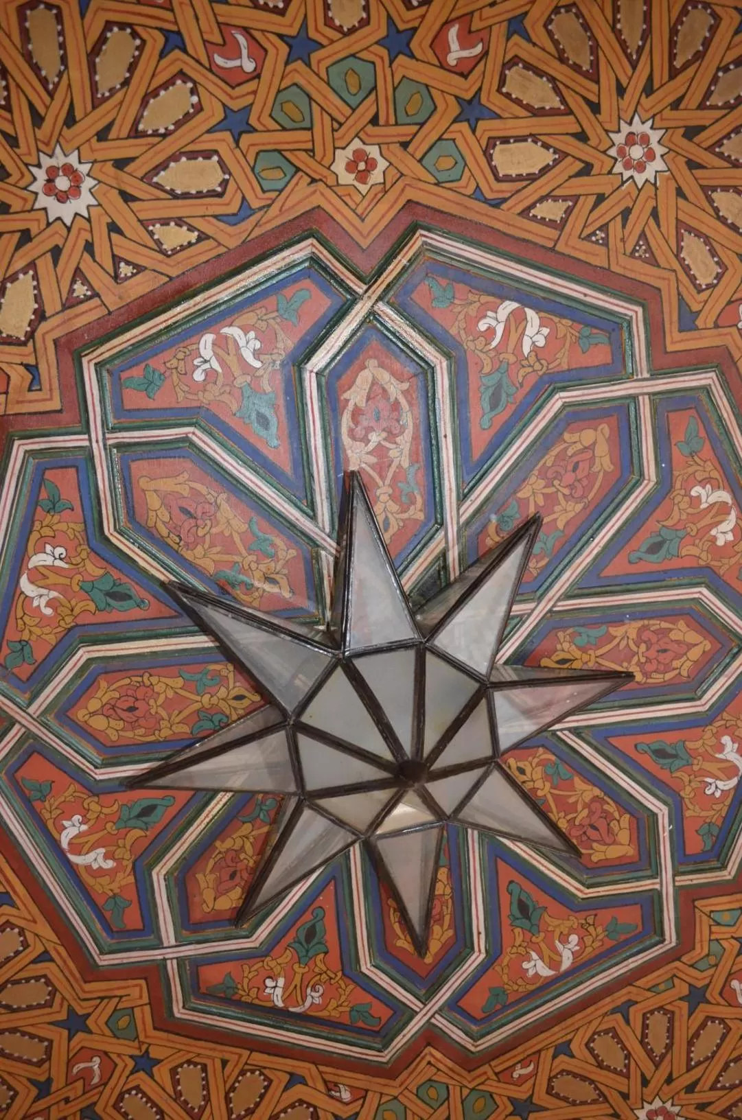 Decorative detail in Dar Meziana