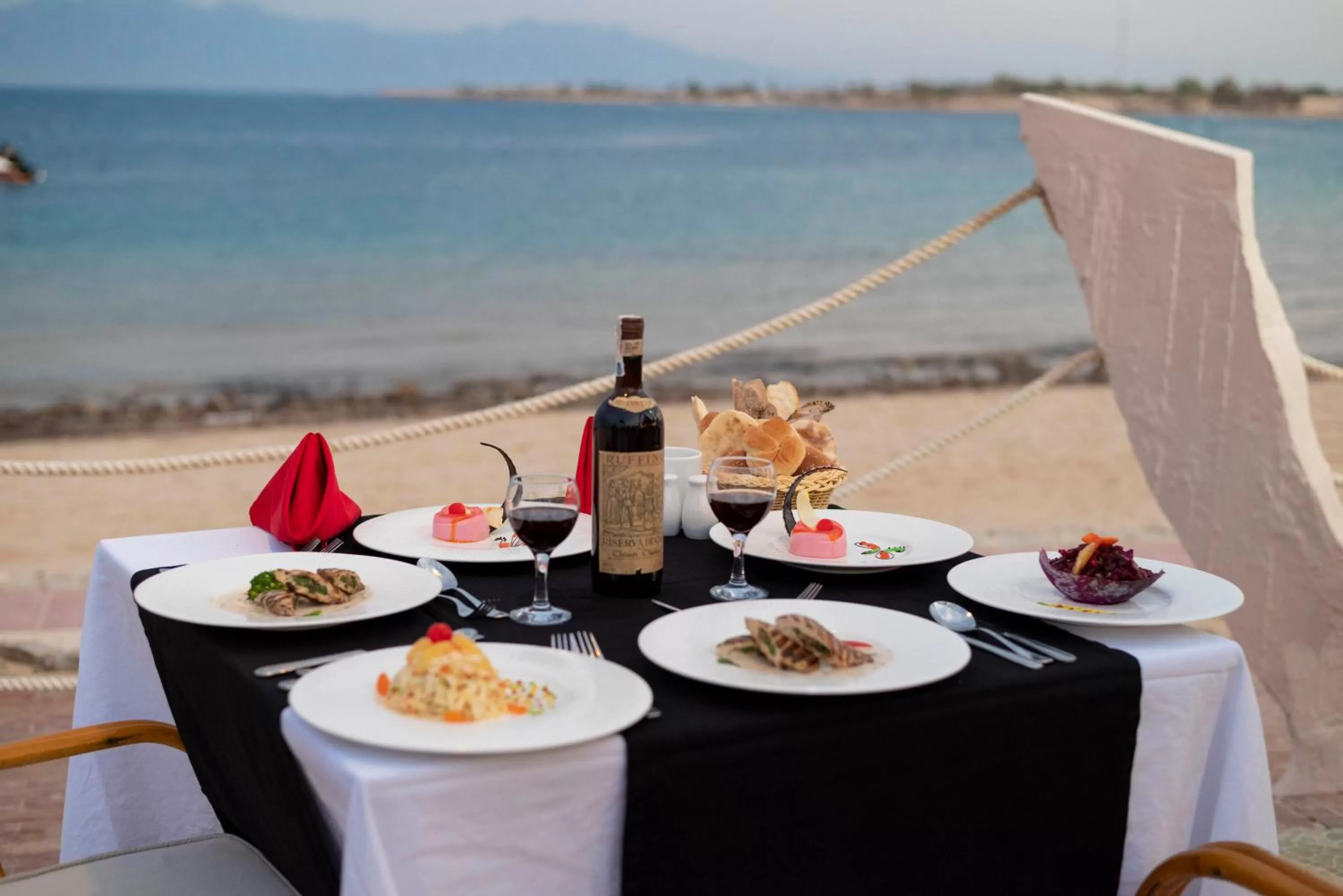 Food and drinks in Nuweiba Club Resort