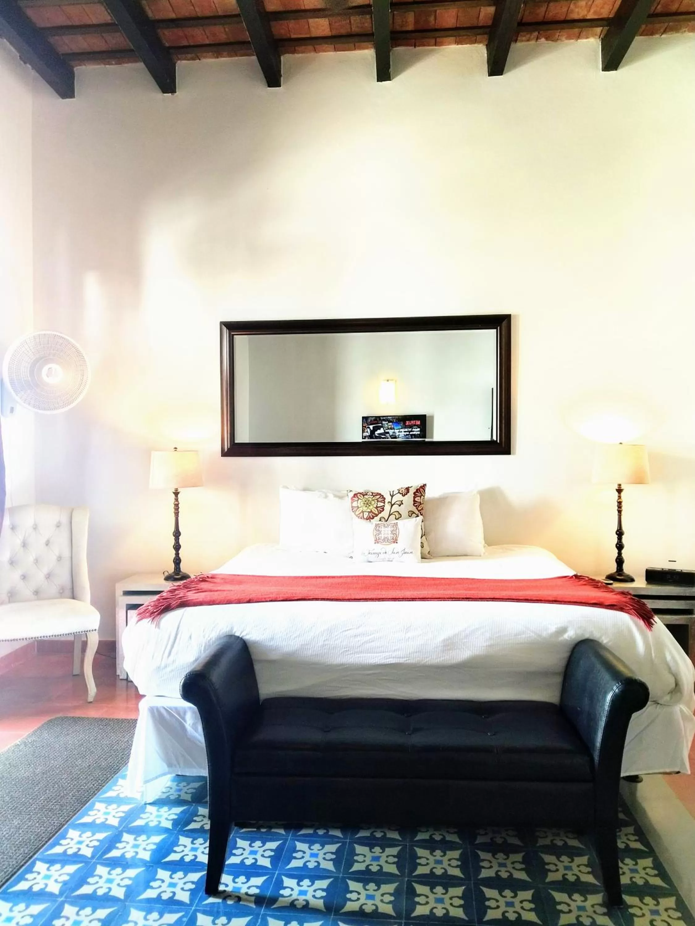 Bed in La Terraza de San Juan