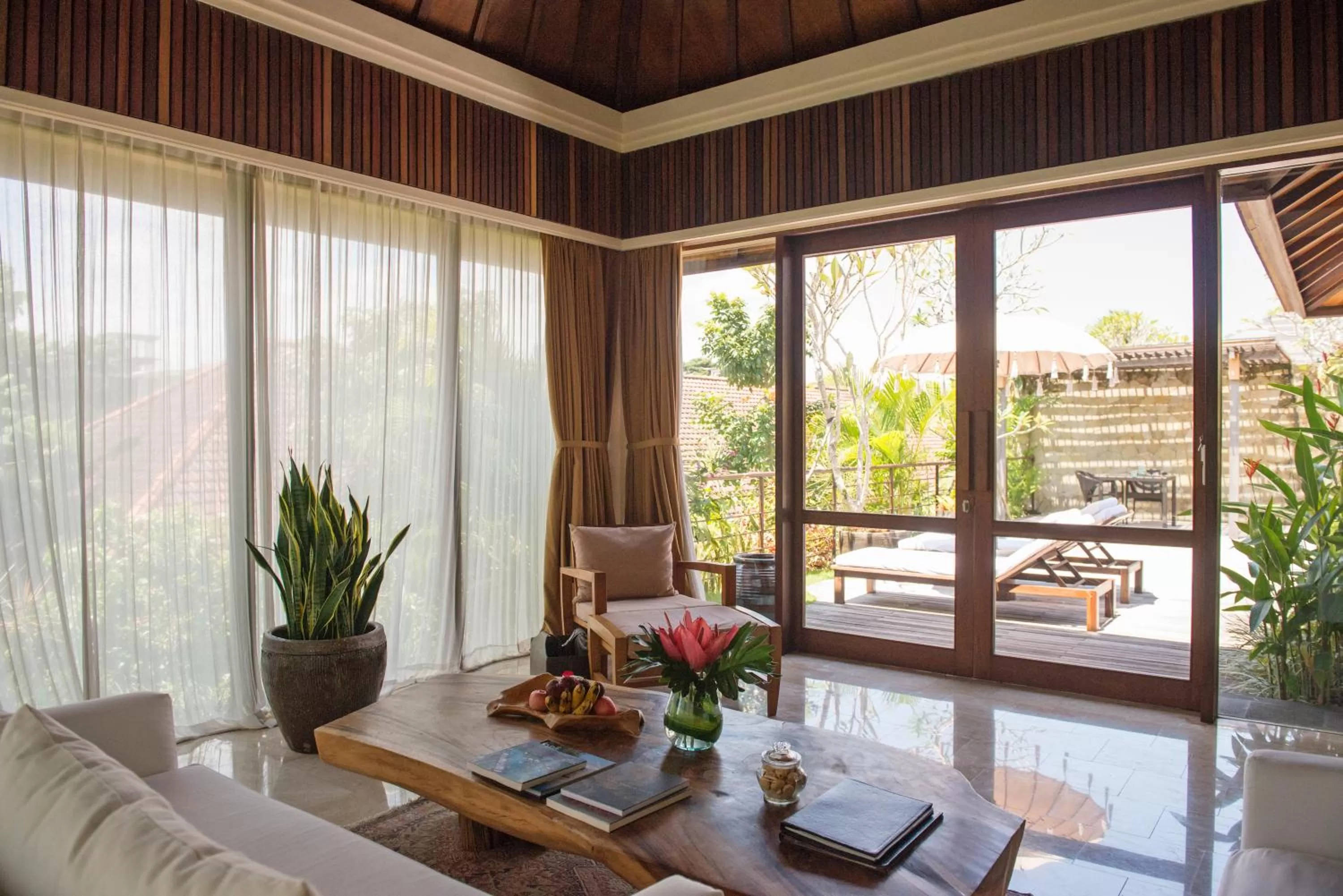 Balcony/Terrace in Komaneka at Rasa Sayang Ubud