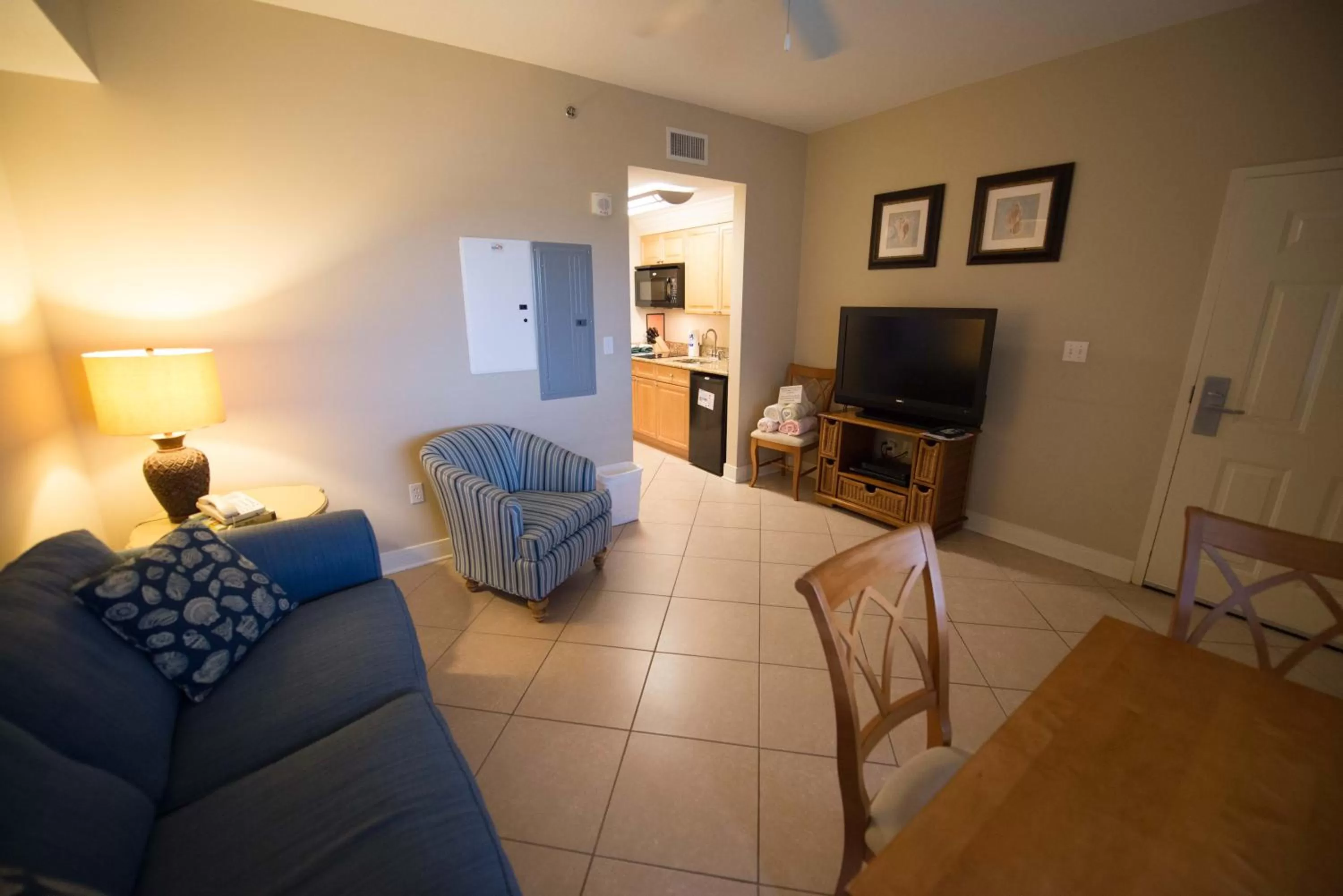 Living room in Escapes! To The Shores Orange Beach, A Ramada by Wyndham