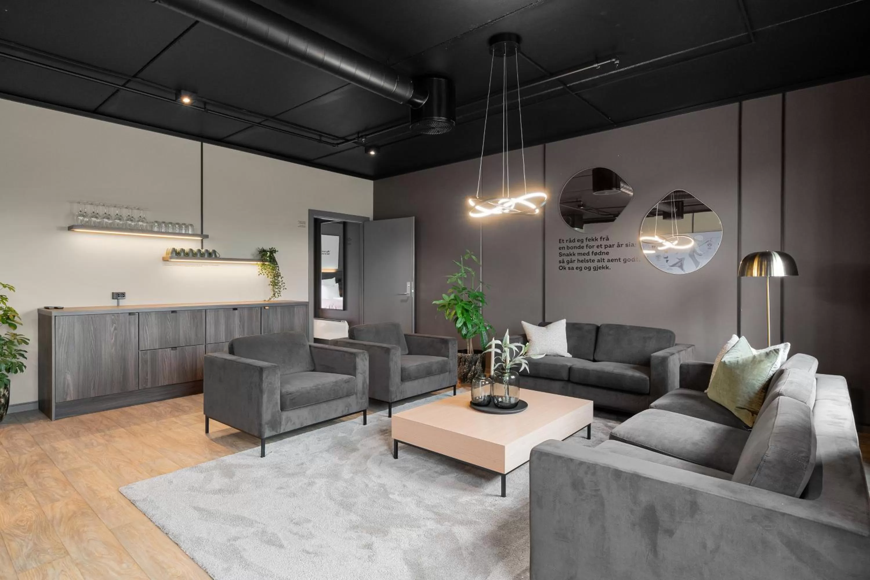 Living room in Hotell Jæren