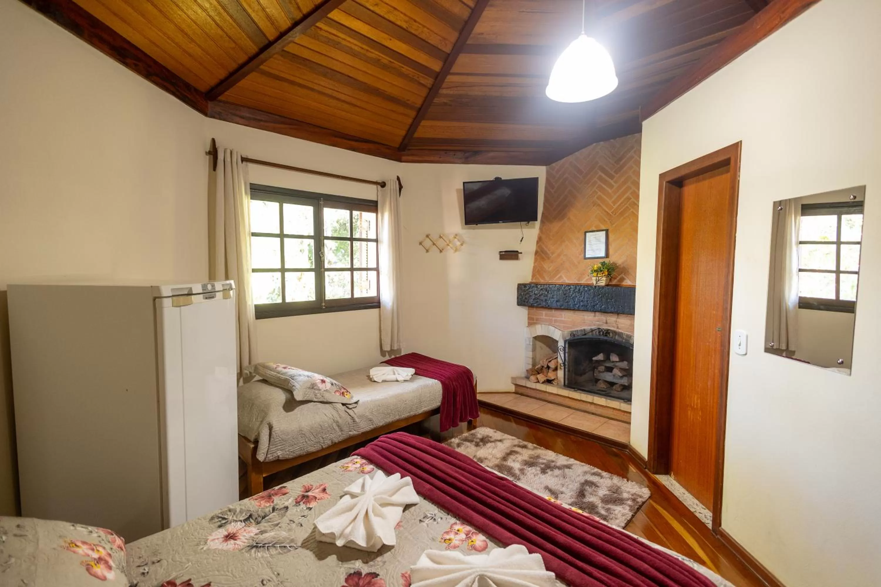 Bed in Pousada 3 Pinheiros