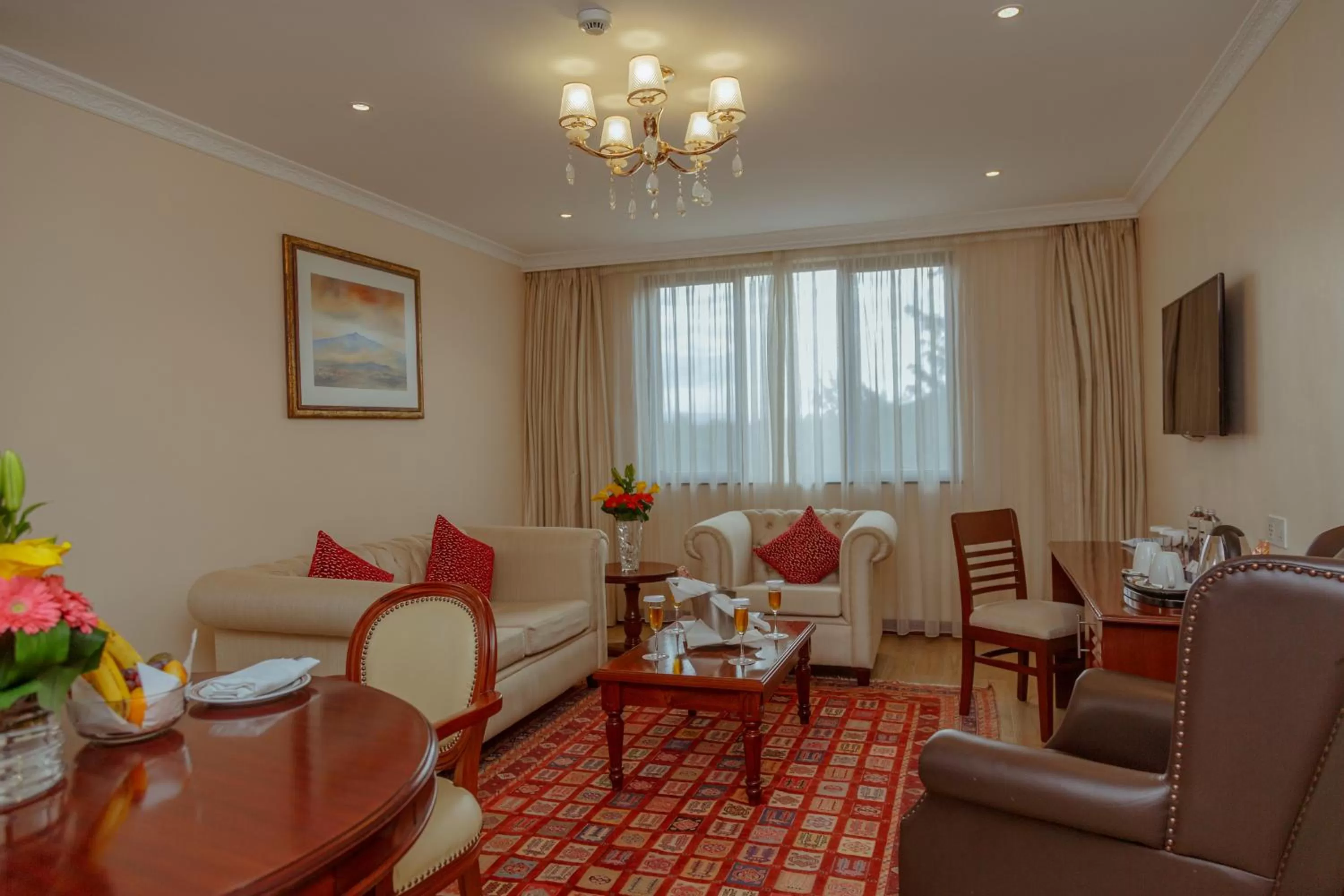 Seating area in Sarova Woodlands Hotel and Spa