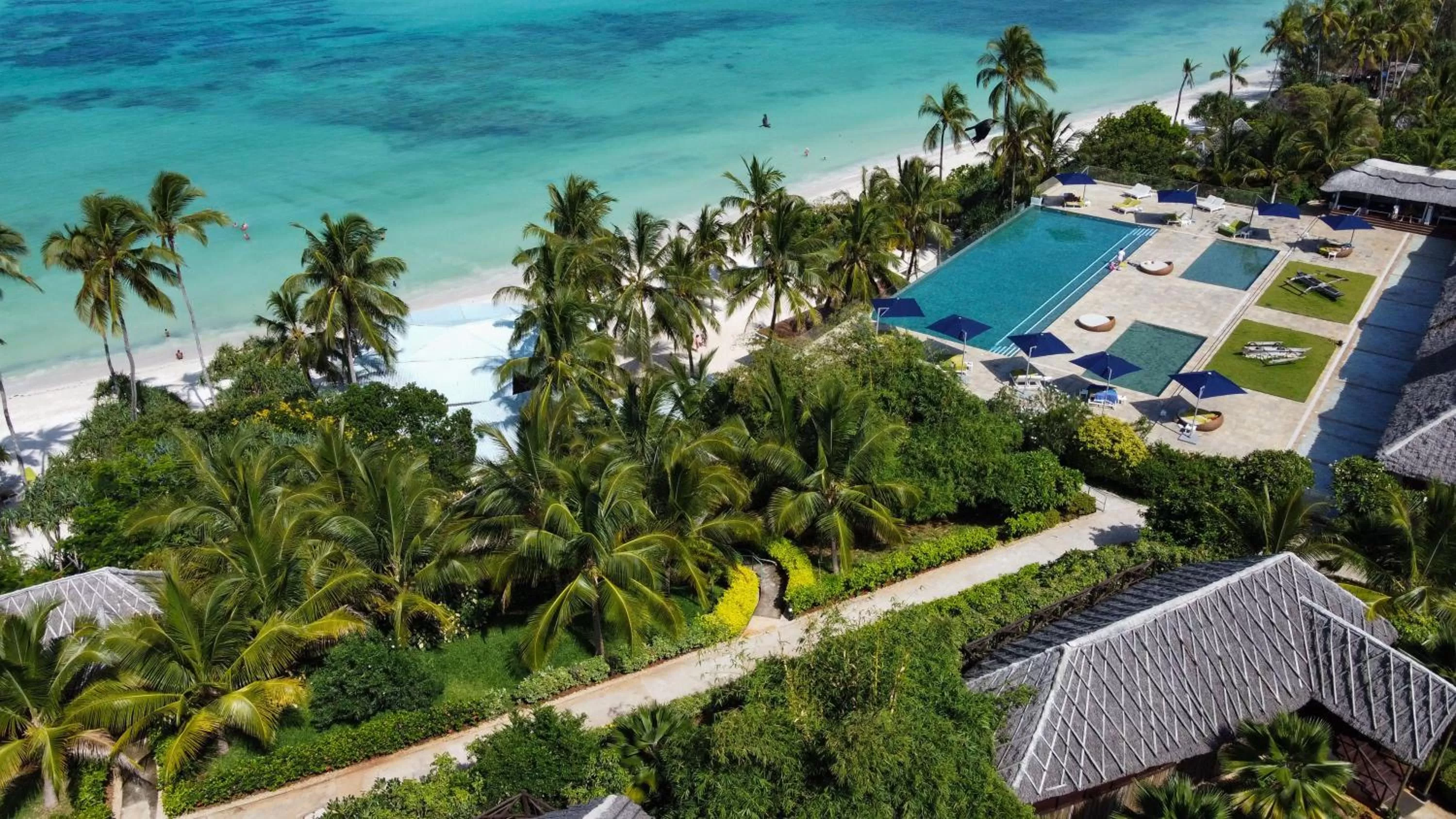 Bird's eye view in Melia Zanzibar