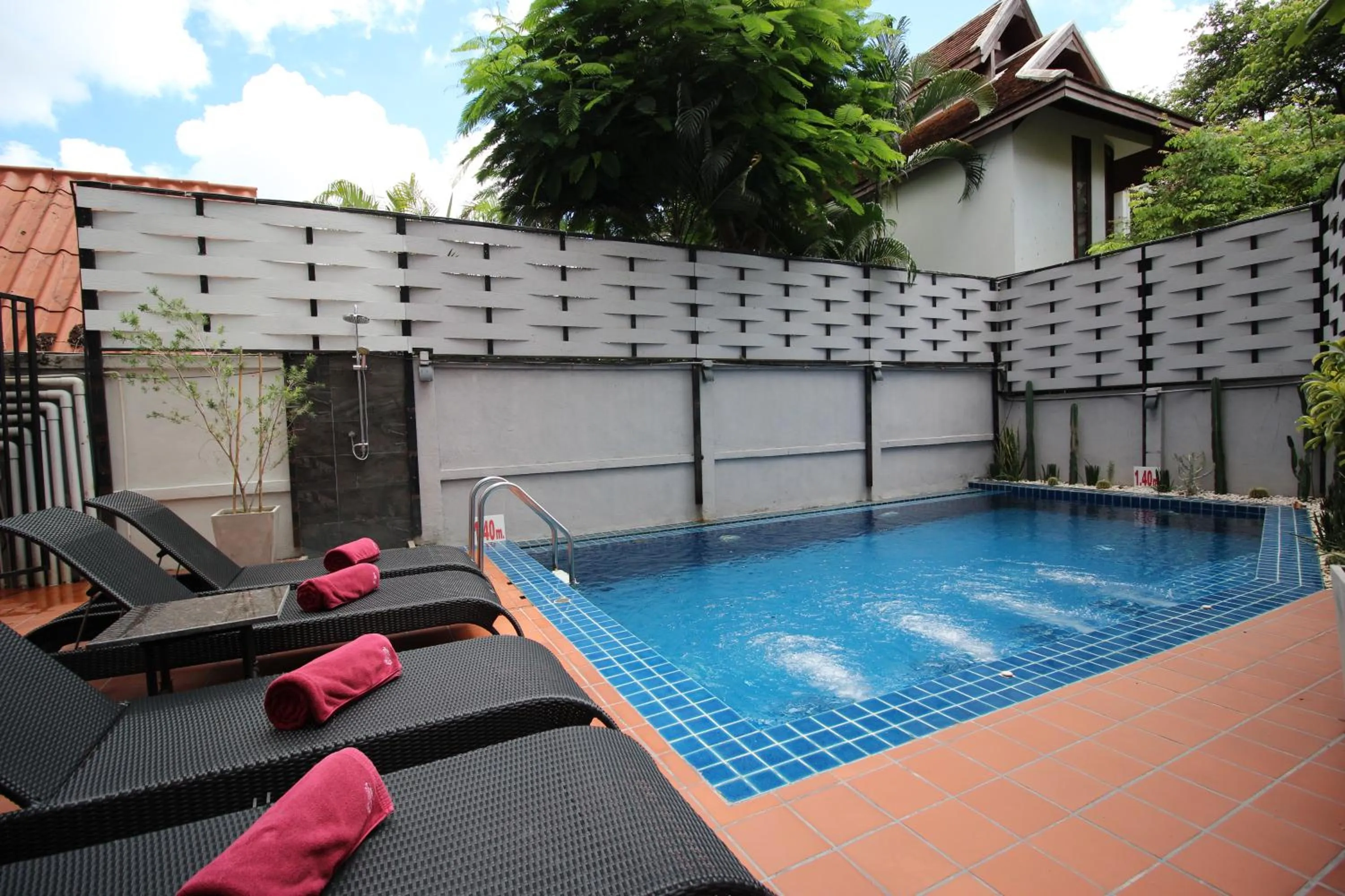 Swimming pool in Wealth Boutique Hotel Chiang Mai