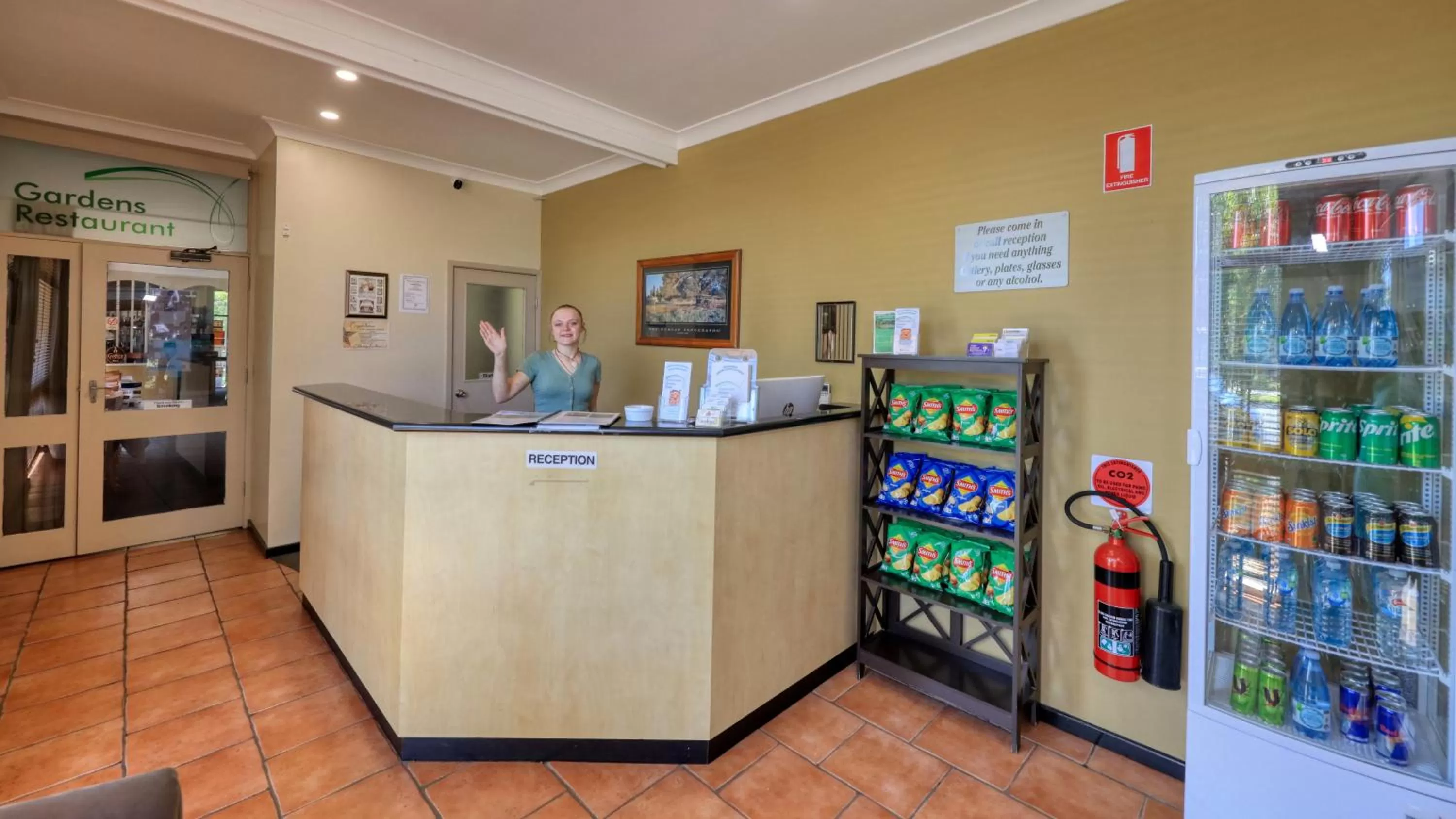 Lobby or reception in Cootamundra Gardens Motel