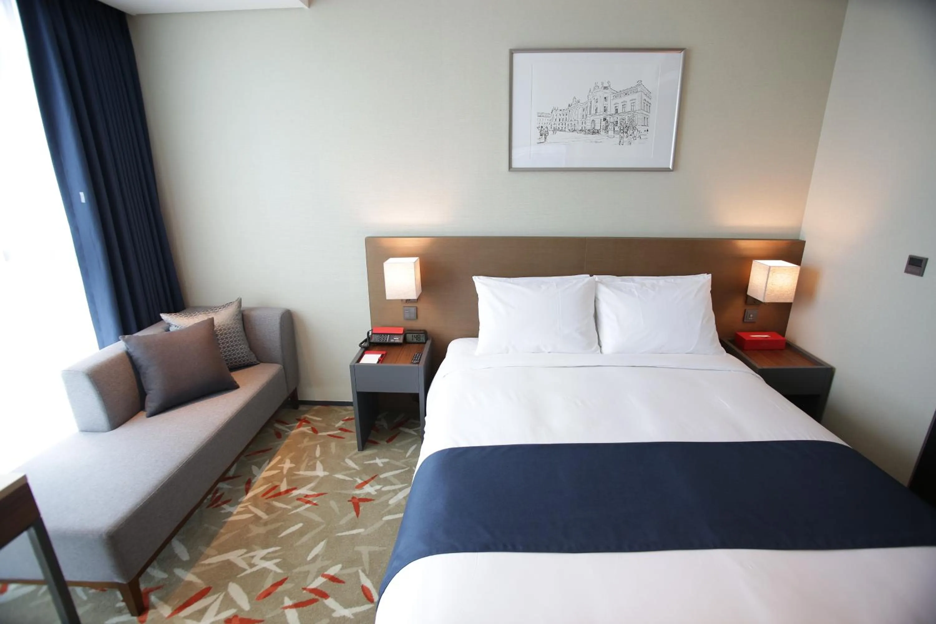 Bed in ASTI Hotel Busan Station