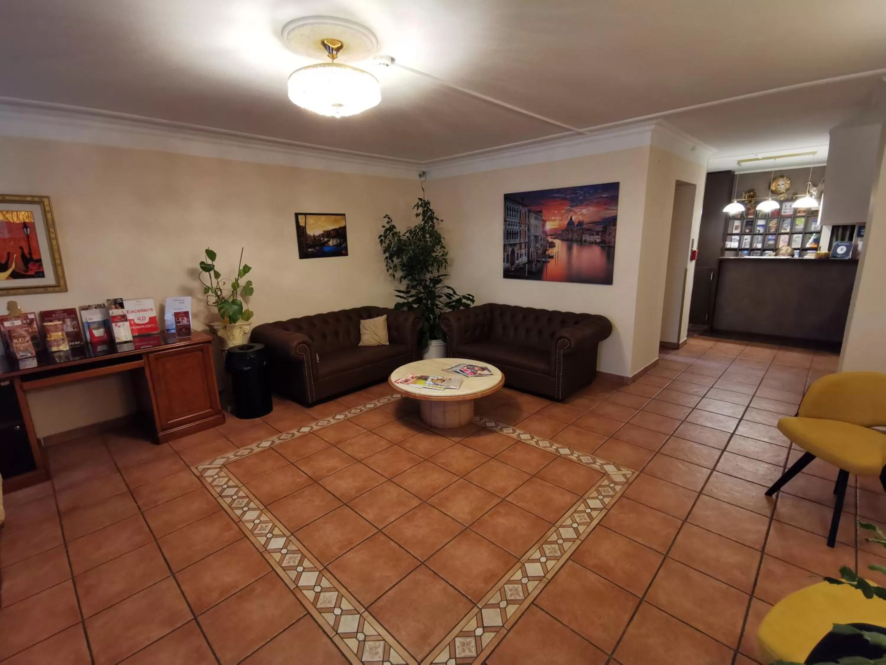 Lobby or reception in Hotel Bajazzo