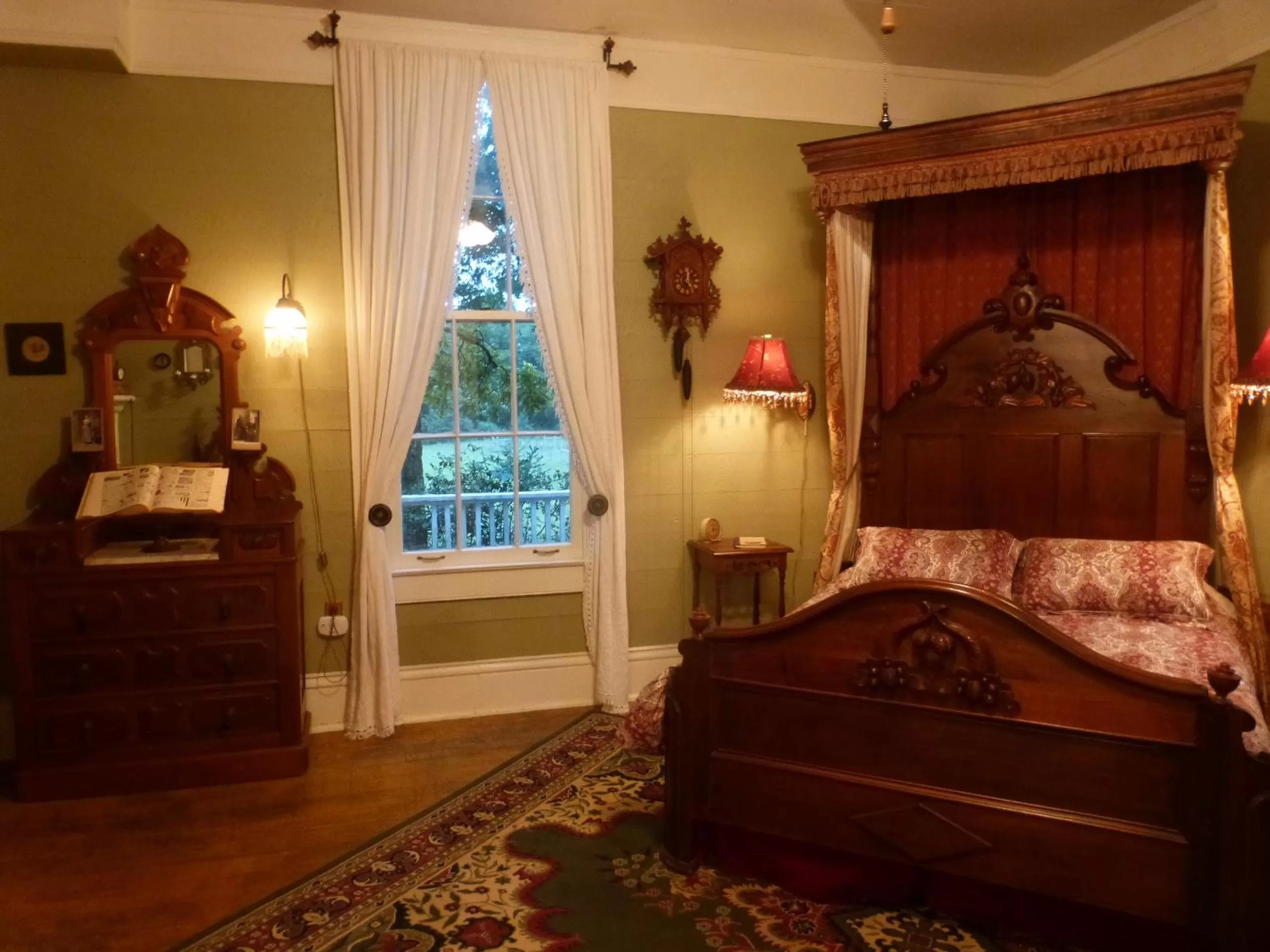 Bed in Mulberry Lavender Farm and B&B