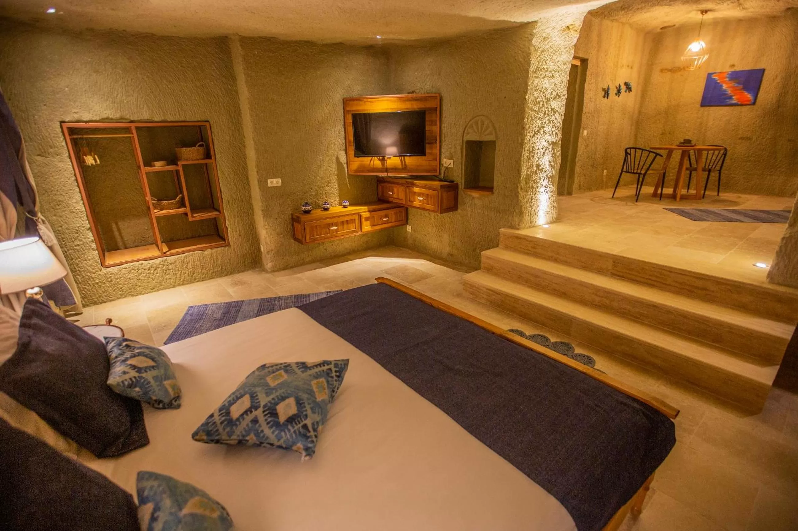 Bed in Azure Cave Suites - Cappadocia