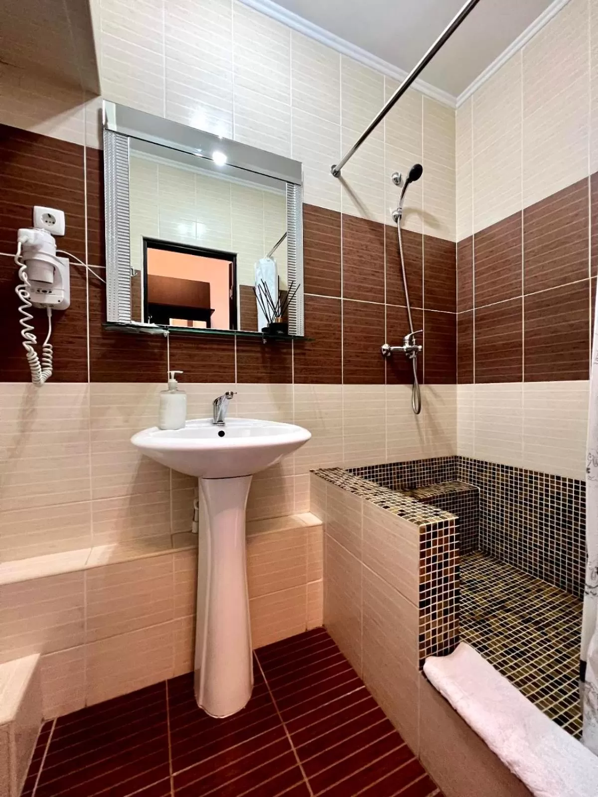 Shower in IRIS Hotel