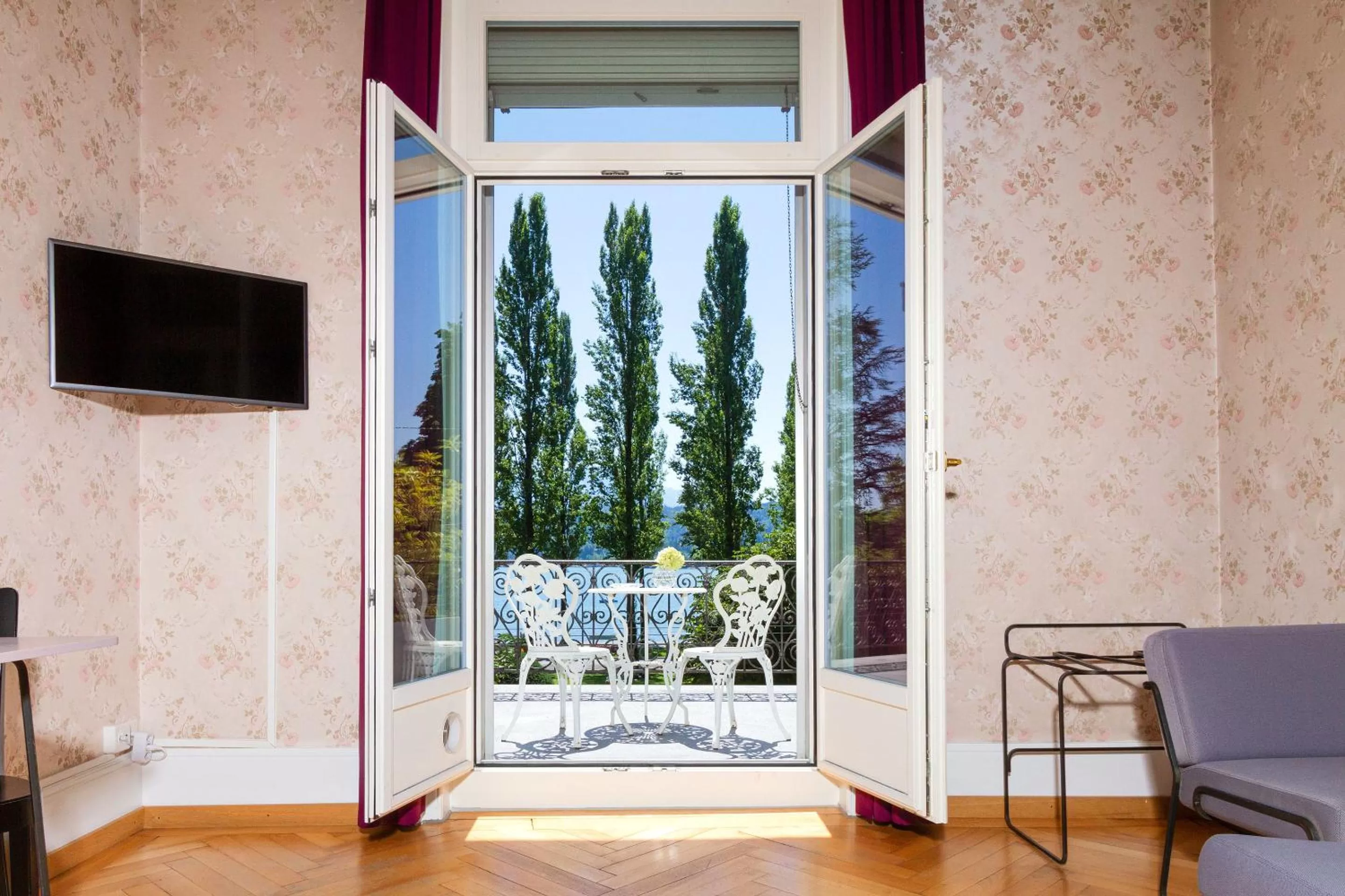 Balcony/Terrace in Hotel Beau Séjour Lucerne