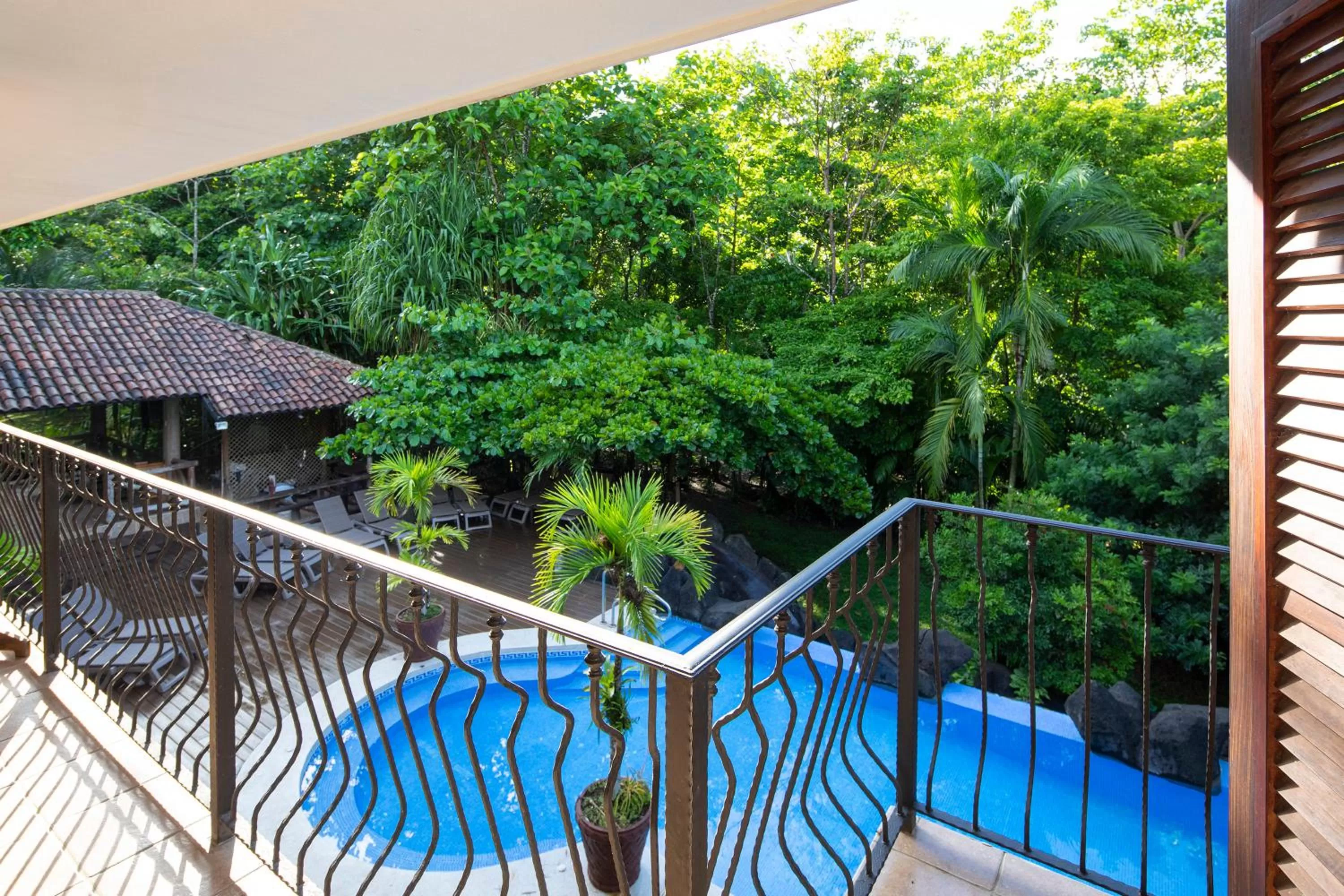 Swimming pool in Pumilio Mountain & Ocean Hotel