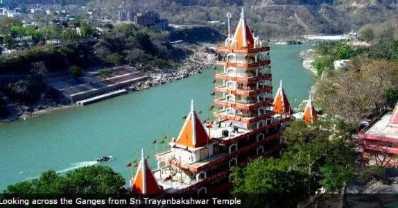 City view in Seventh Heaven Inn Rishikesh