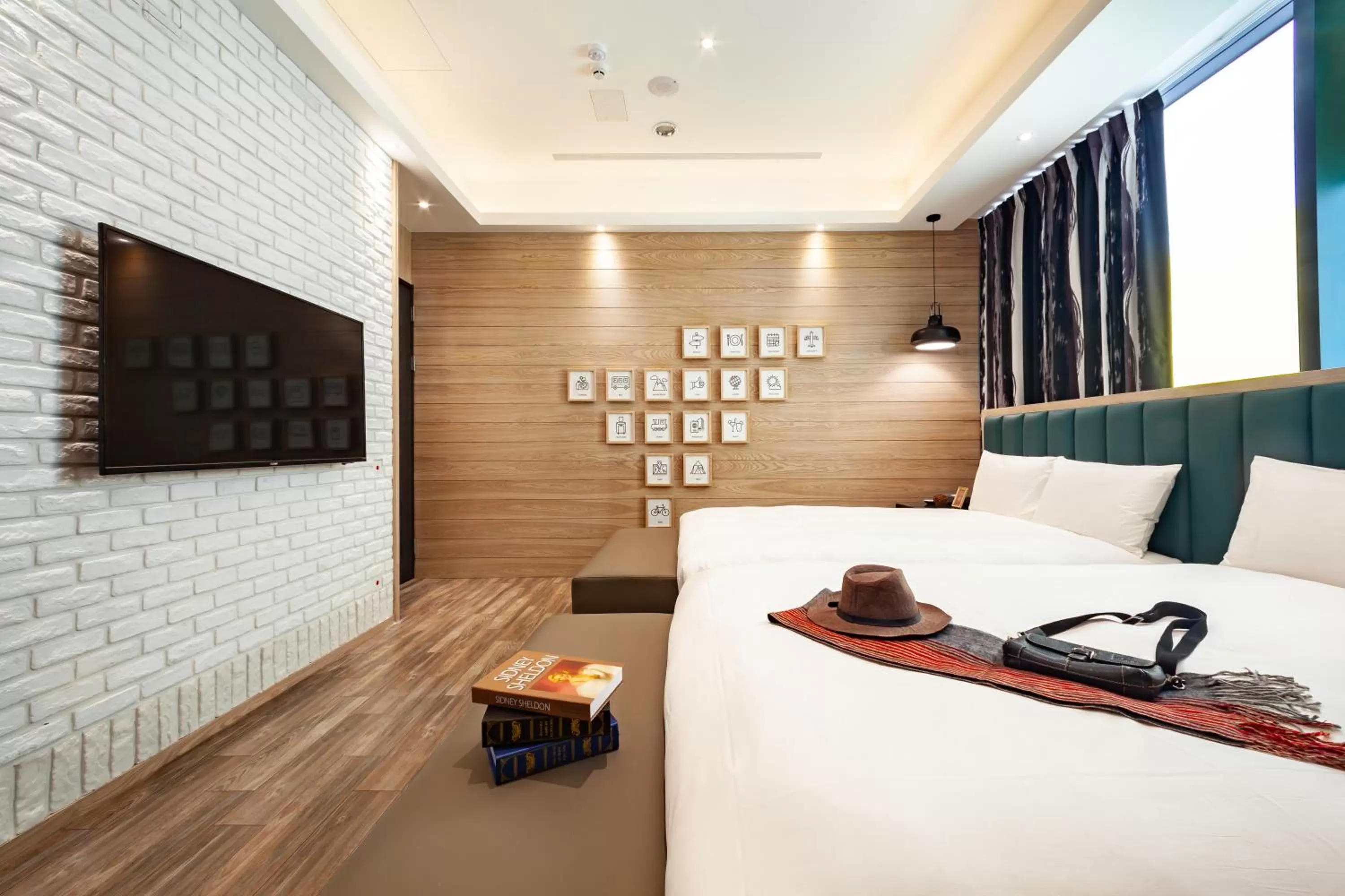 Photo of the whole room, Bed in Norway Forest Motel - Wen Chuang Branch