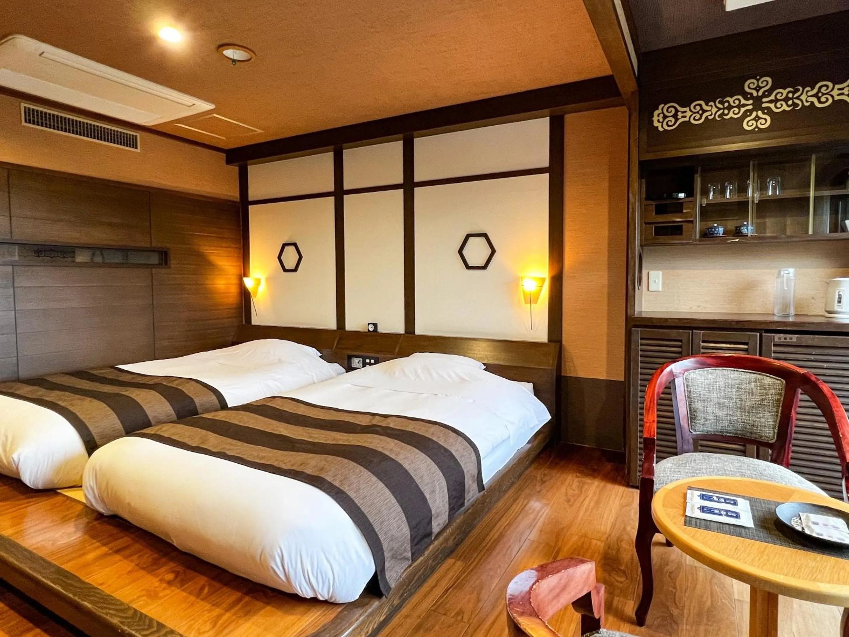 Photo of the whole room, Bed in Hokuten no Oka Abashiriko Tsuruga Resort