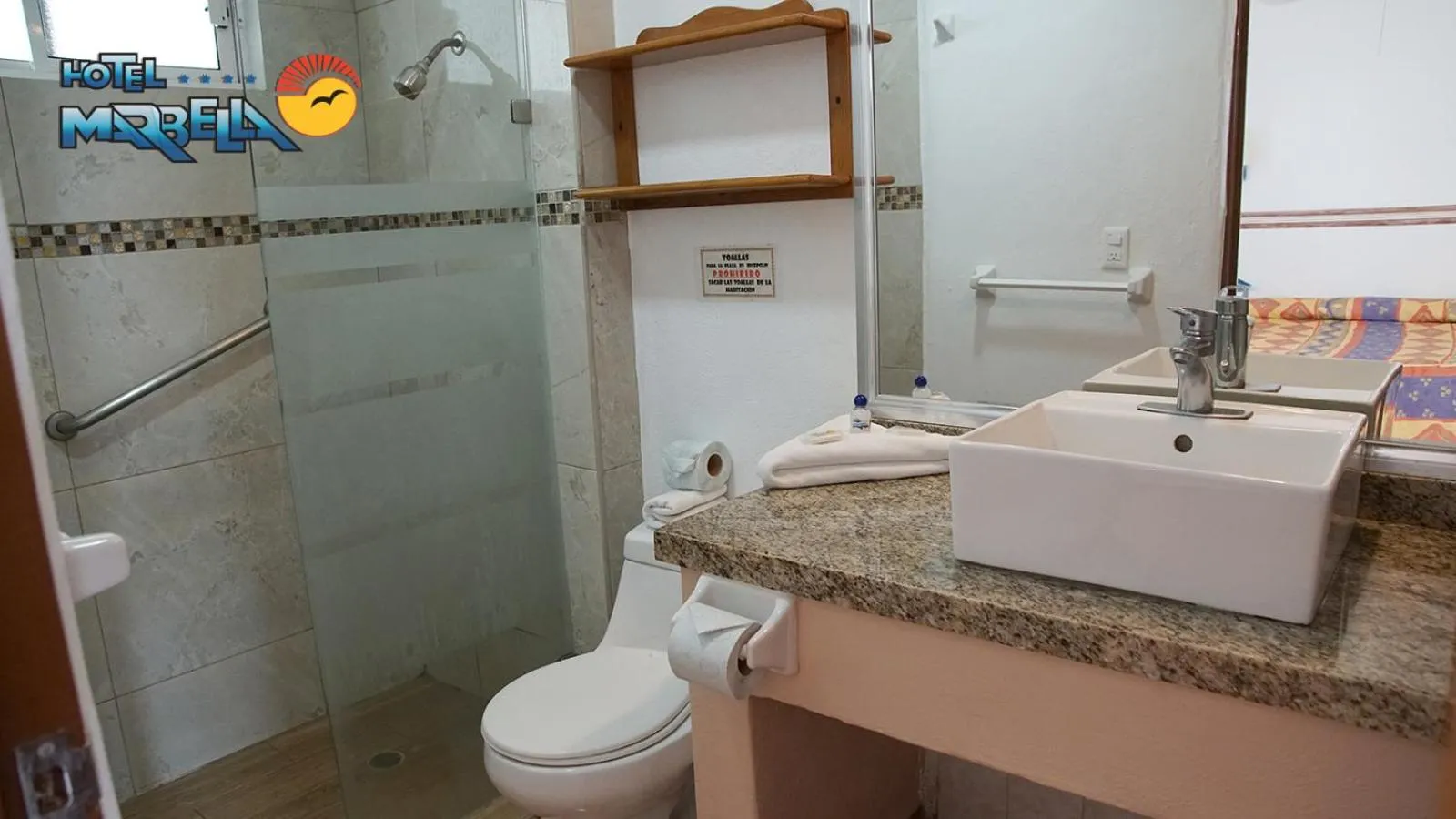 Bathroom in Hotel Marbella