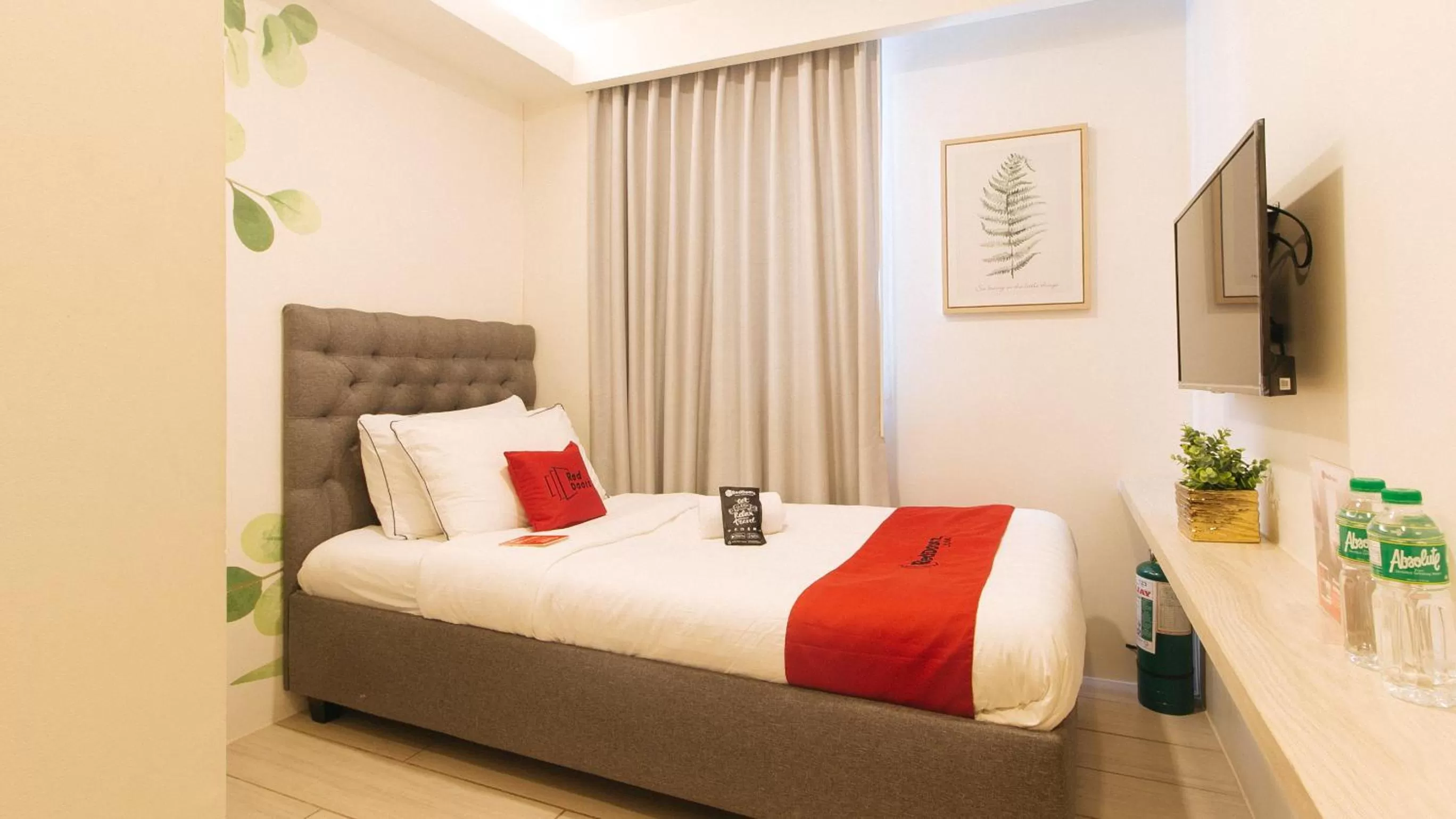 Bedroom, Bed in RedDoorz Plus at La Belle Residences Makati City