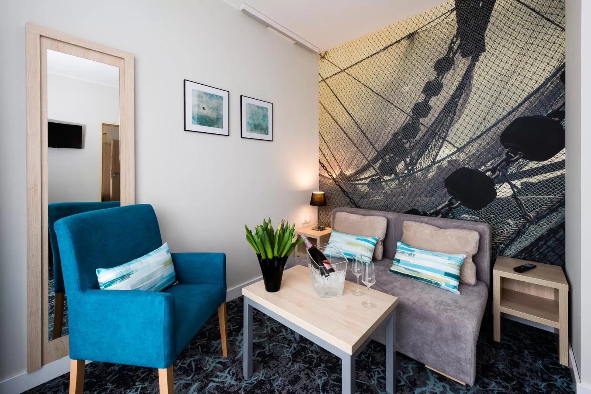 Living room in Hotel Eureka