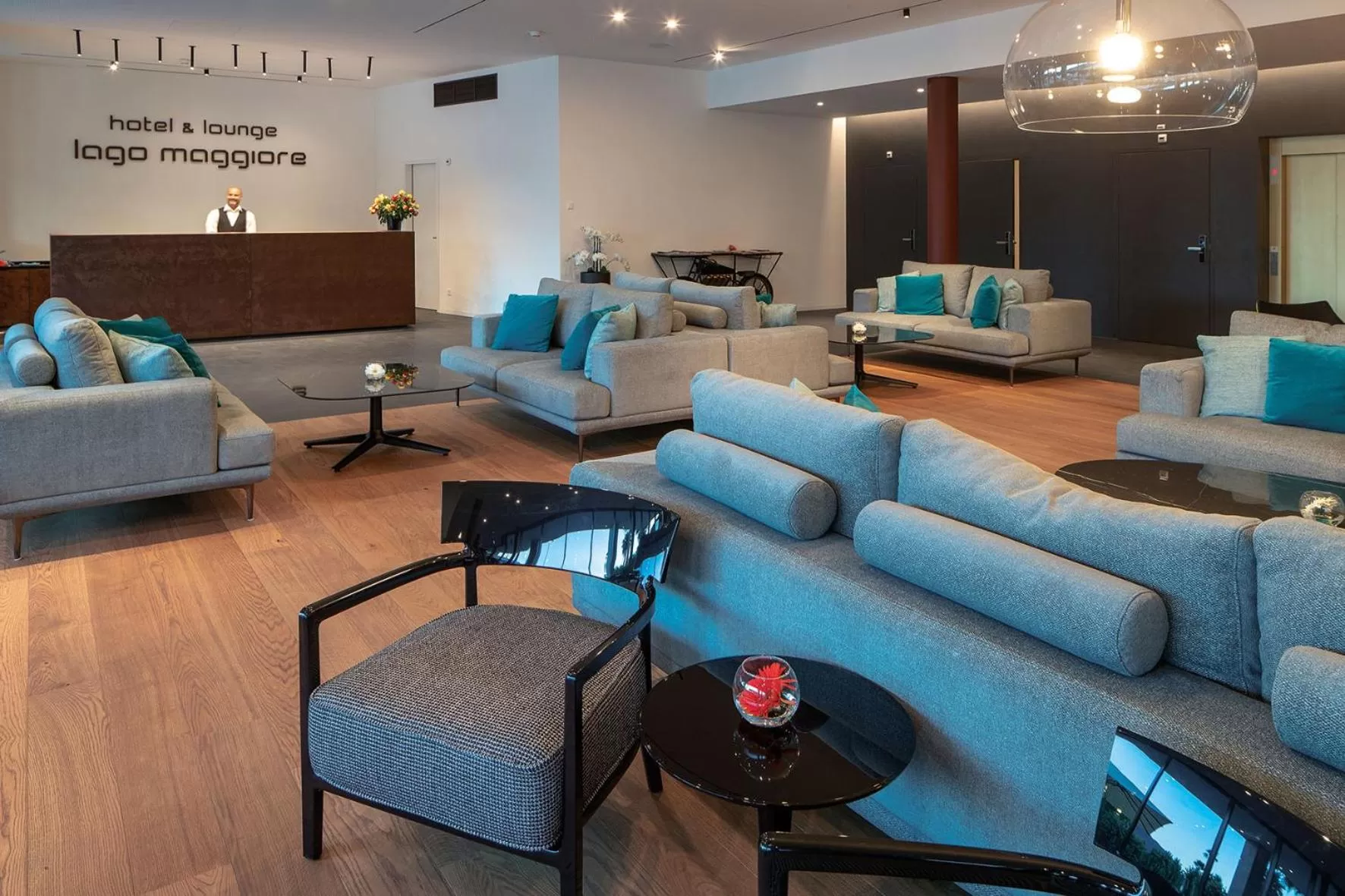Lobby or reception in Hotel Lago Maggiore - Welcome!