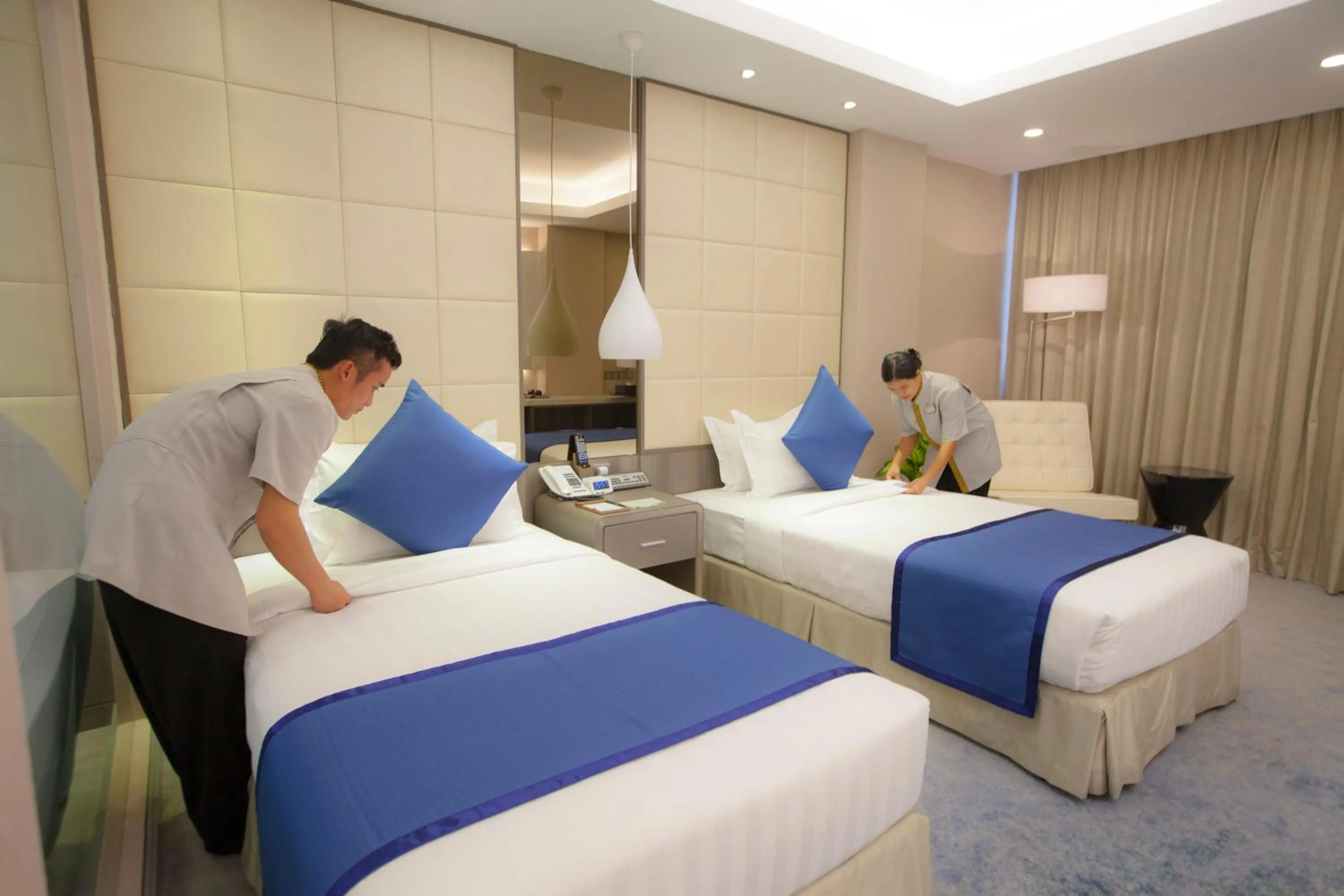 Staff in Grand Palace Hotel