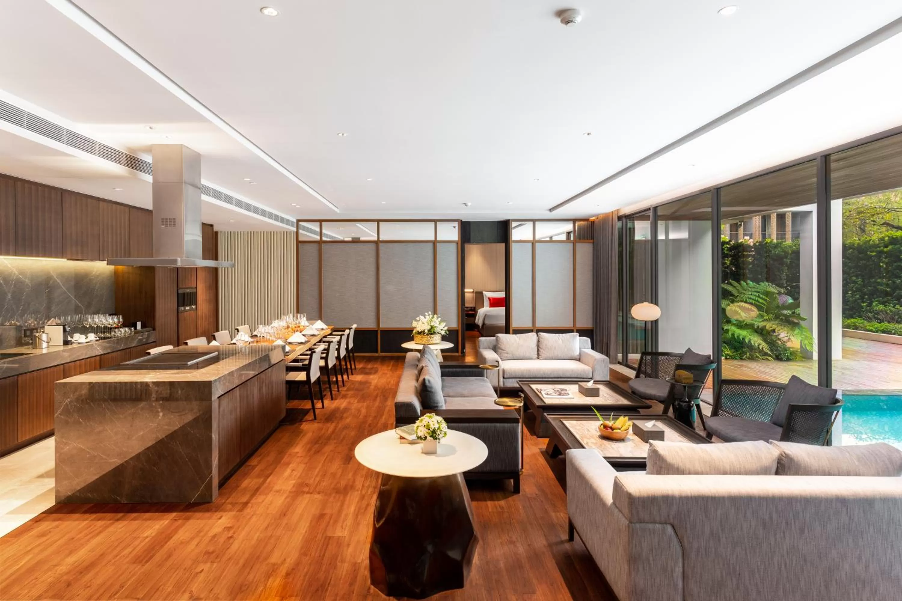 Seating area in Villa Deva Resort & Hotel Bangkok