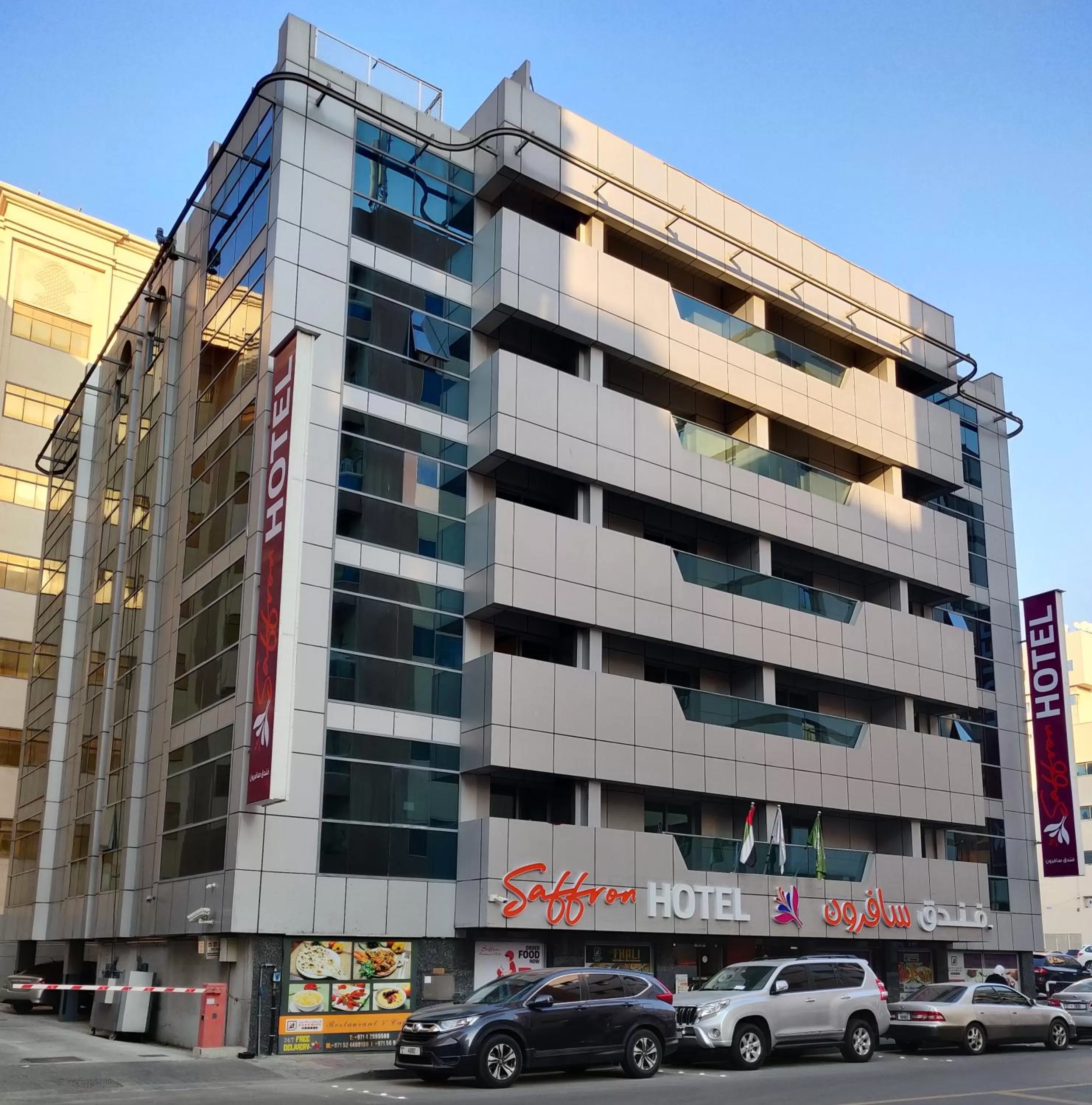 Property building in Saffron Hotel