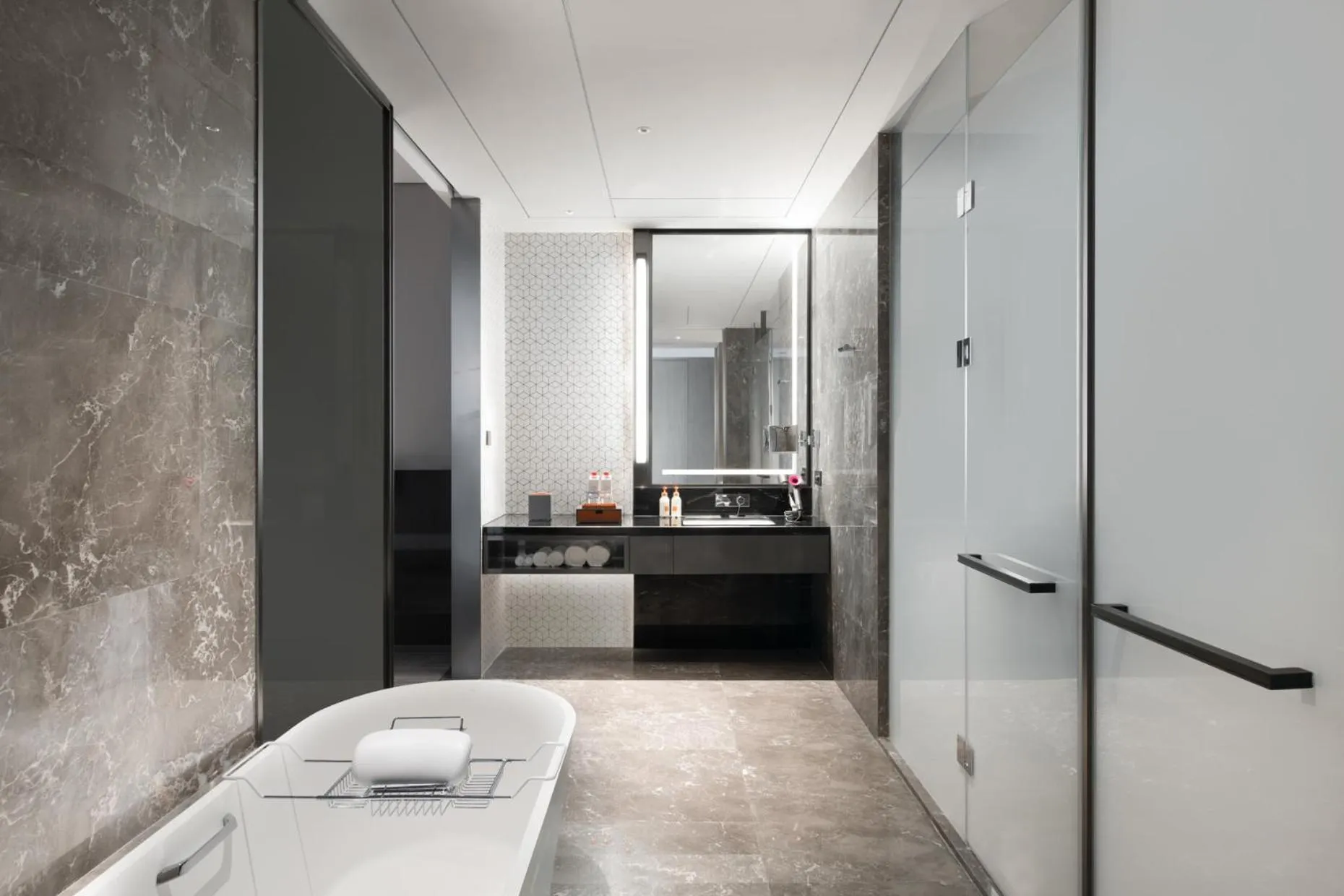 Bathroom in Crowne Plaza Hangzhou Science City by IHG