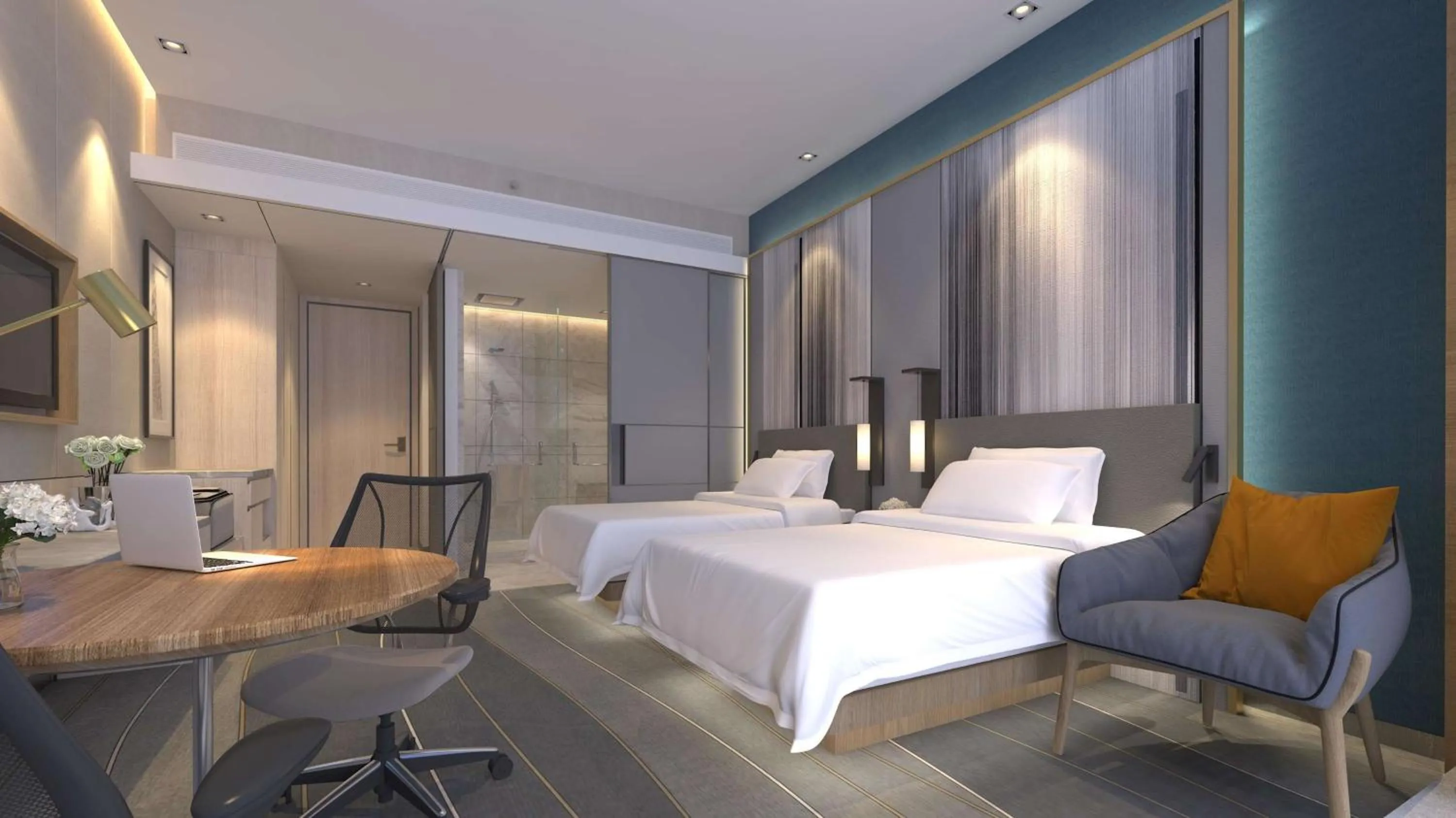 Bedroom, Bed in Doubletree By Hilton Suzhou Wujiang