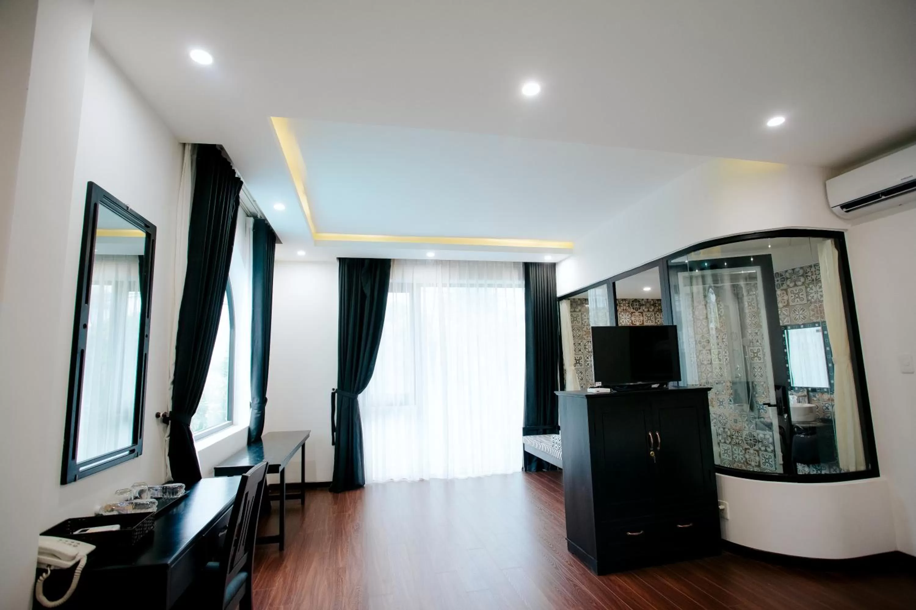 Bedroom in Hoianation Villas Hotel