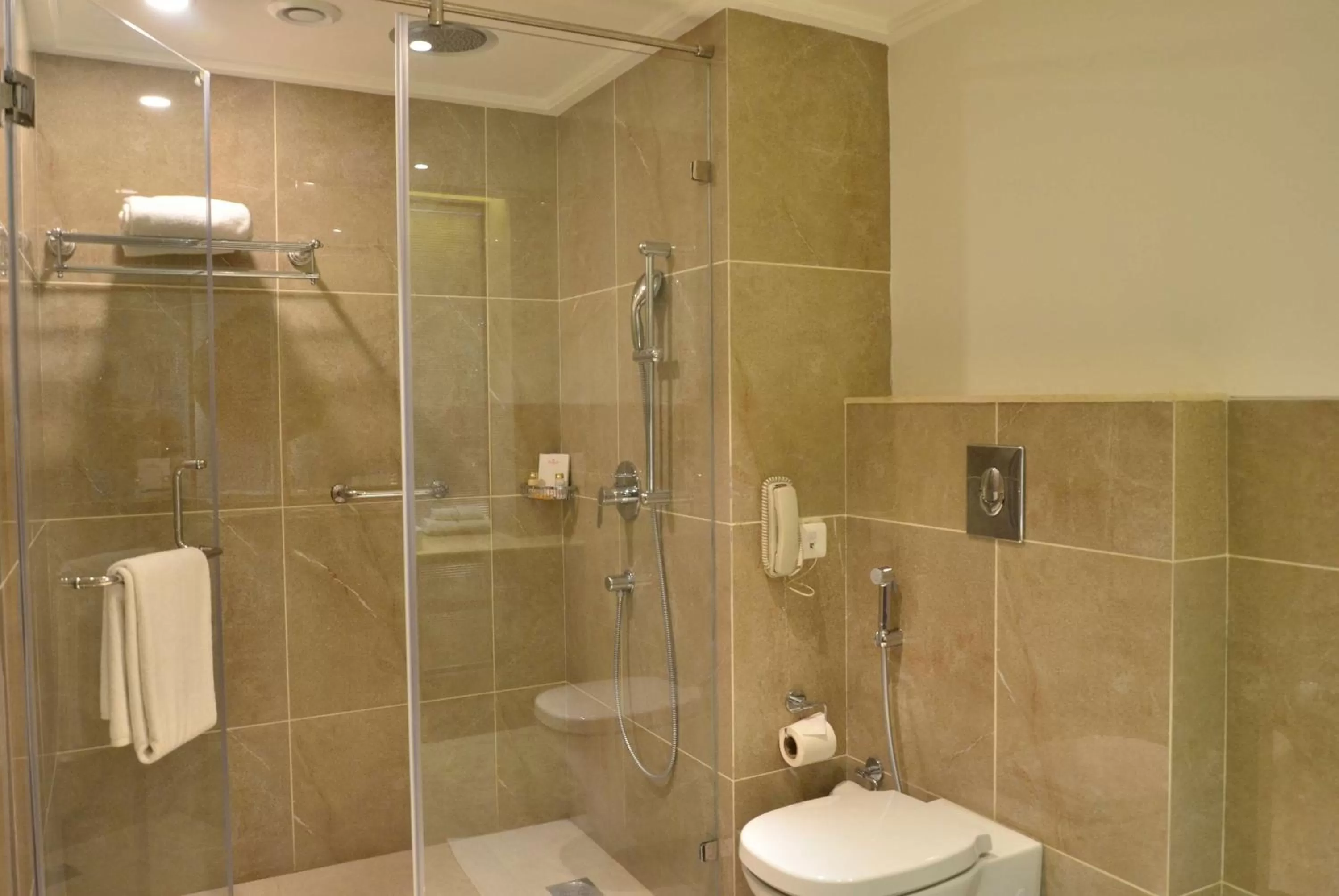 Bathroom in Ramada by Wyndham Kasauli