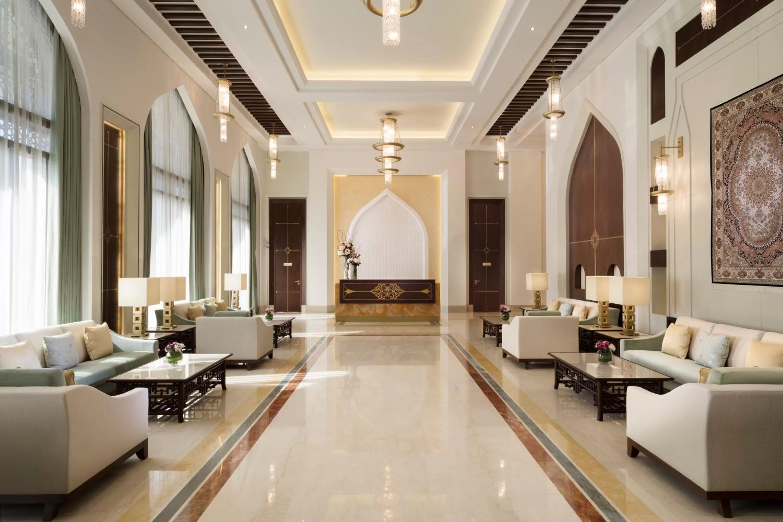 Lobby or reception in Al Najada Doha Hotel by Tivoli