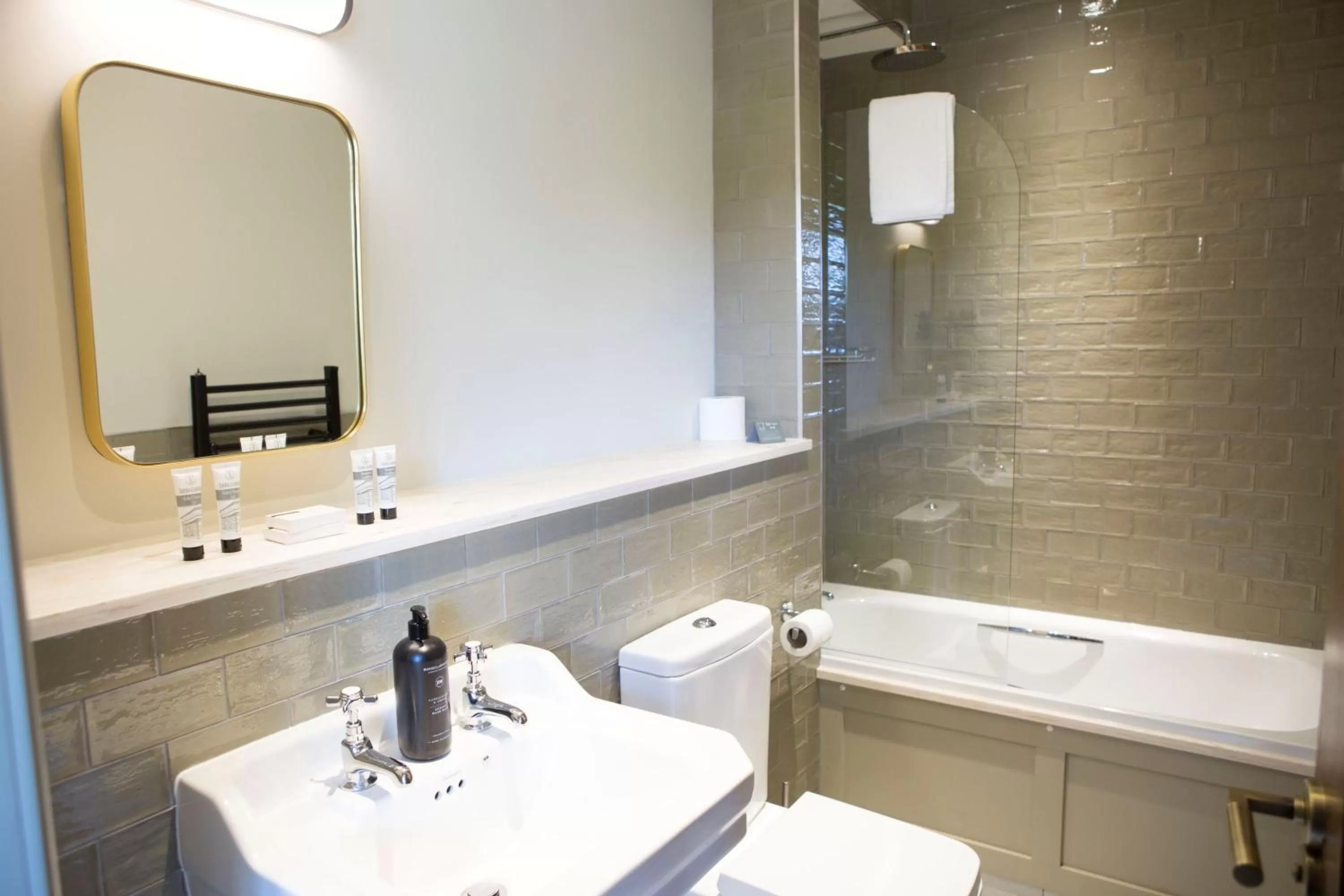 Food and drinks, Bathroom in Alvanley Arms, Cotebrook