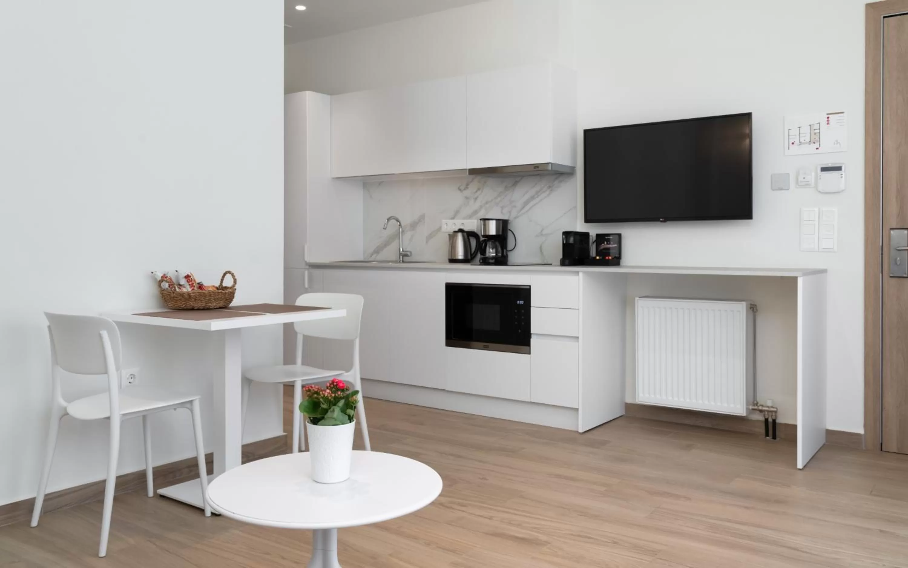 Dining area in Athens Hill Luxury Apartments