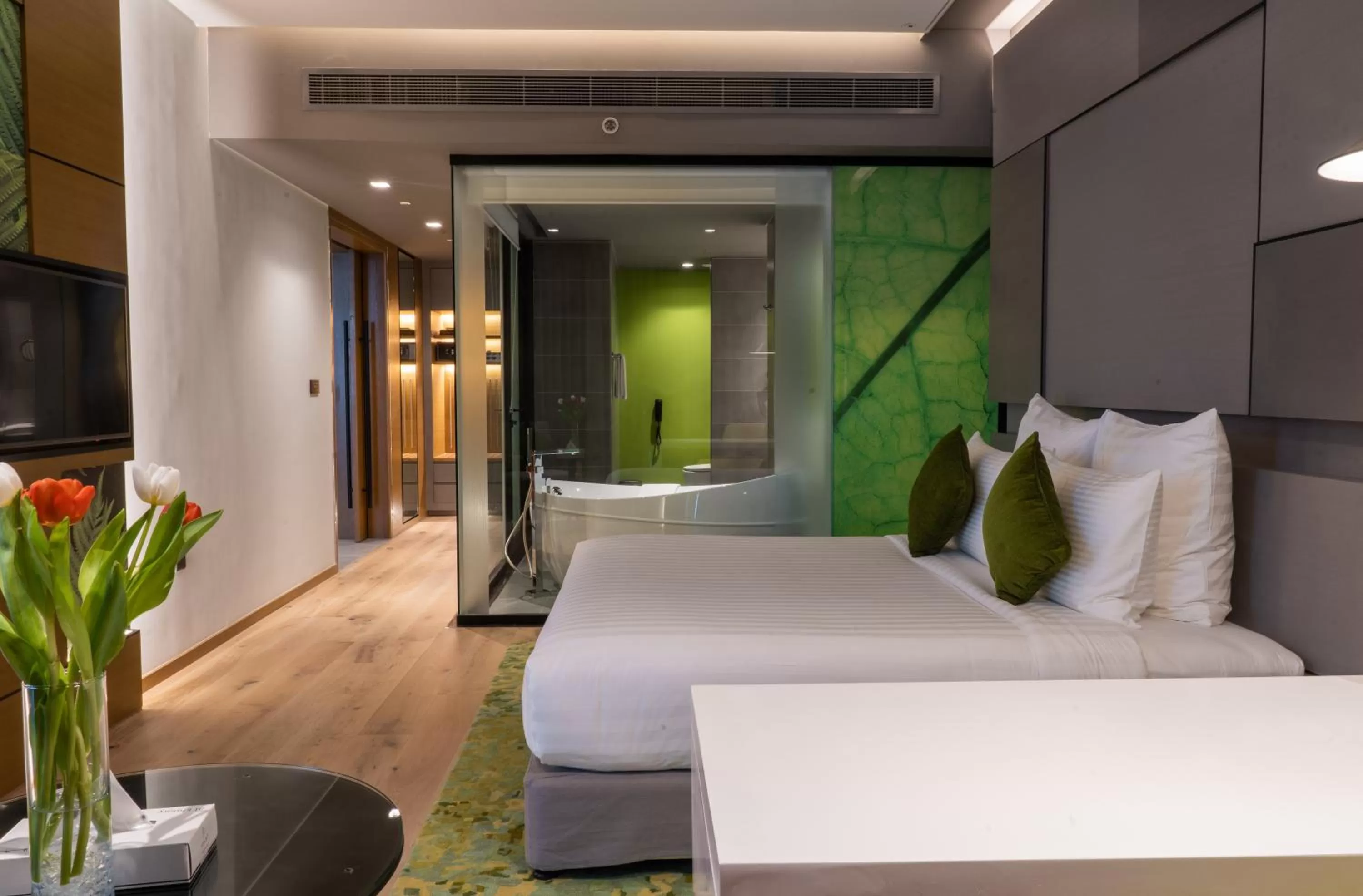 Bed in Al Khoory Courtyard Hotel