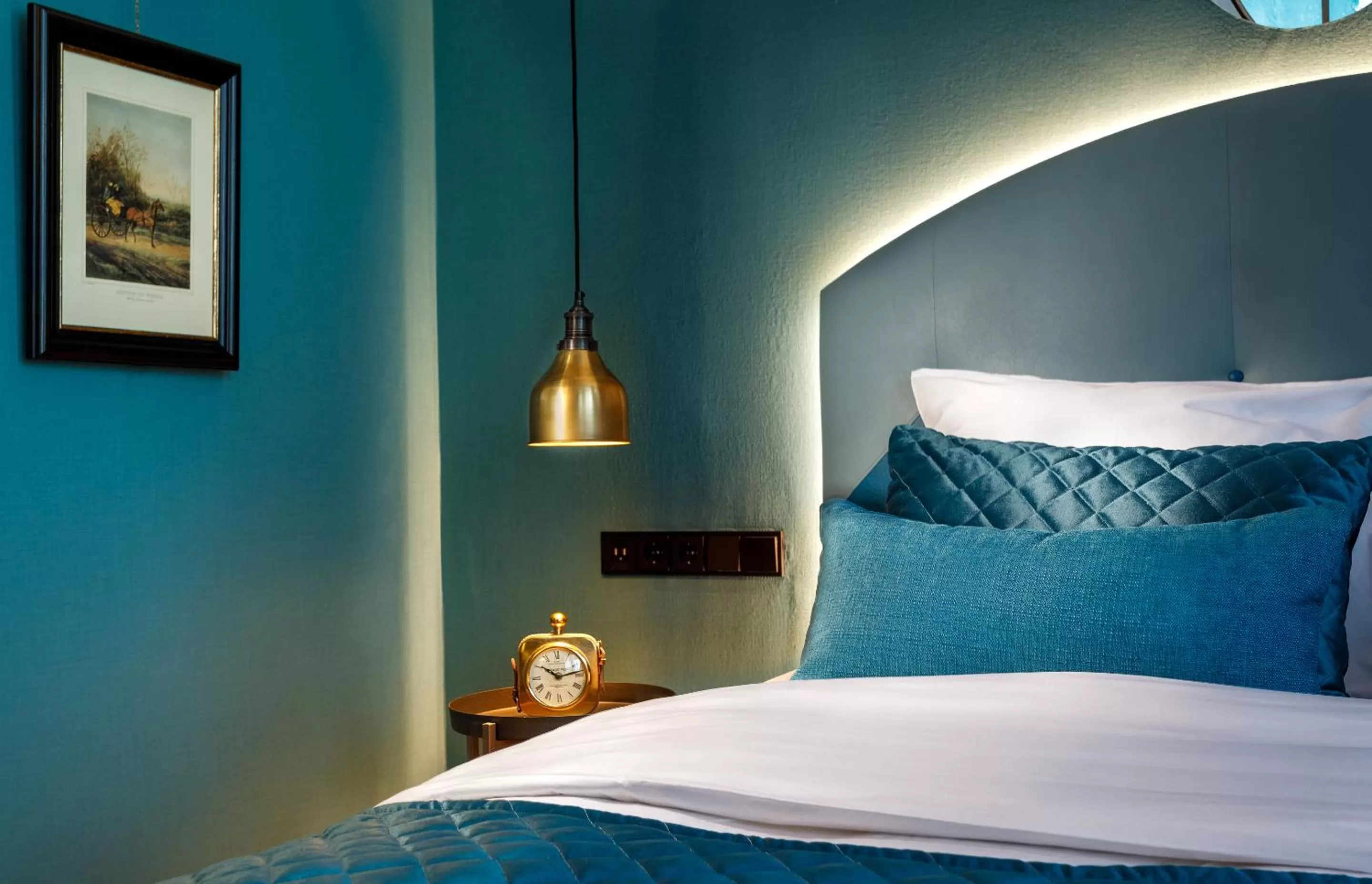 Bed in The Hendrick's Hotel