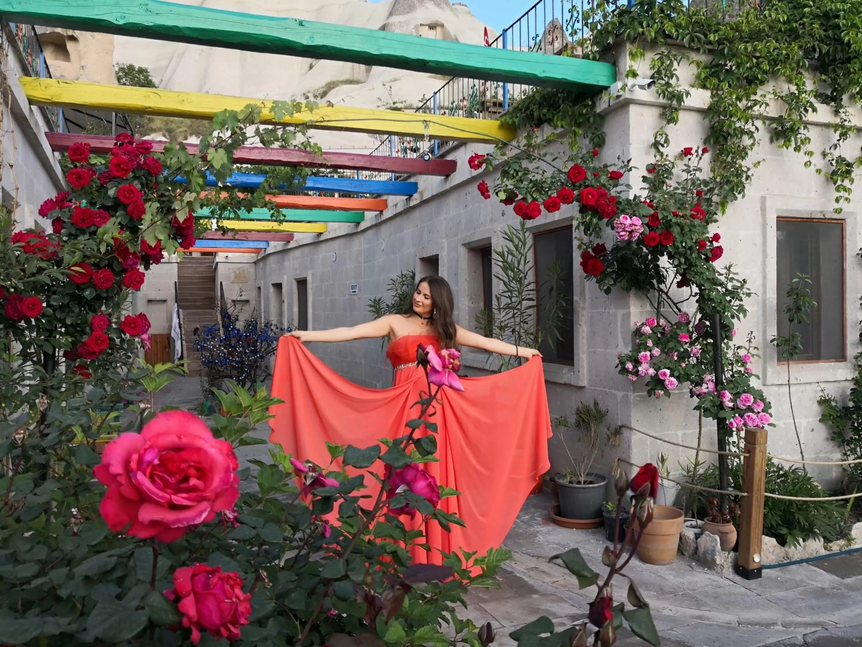 People in Roc Of Cappadocia