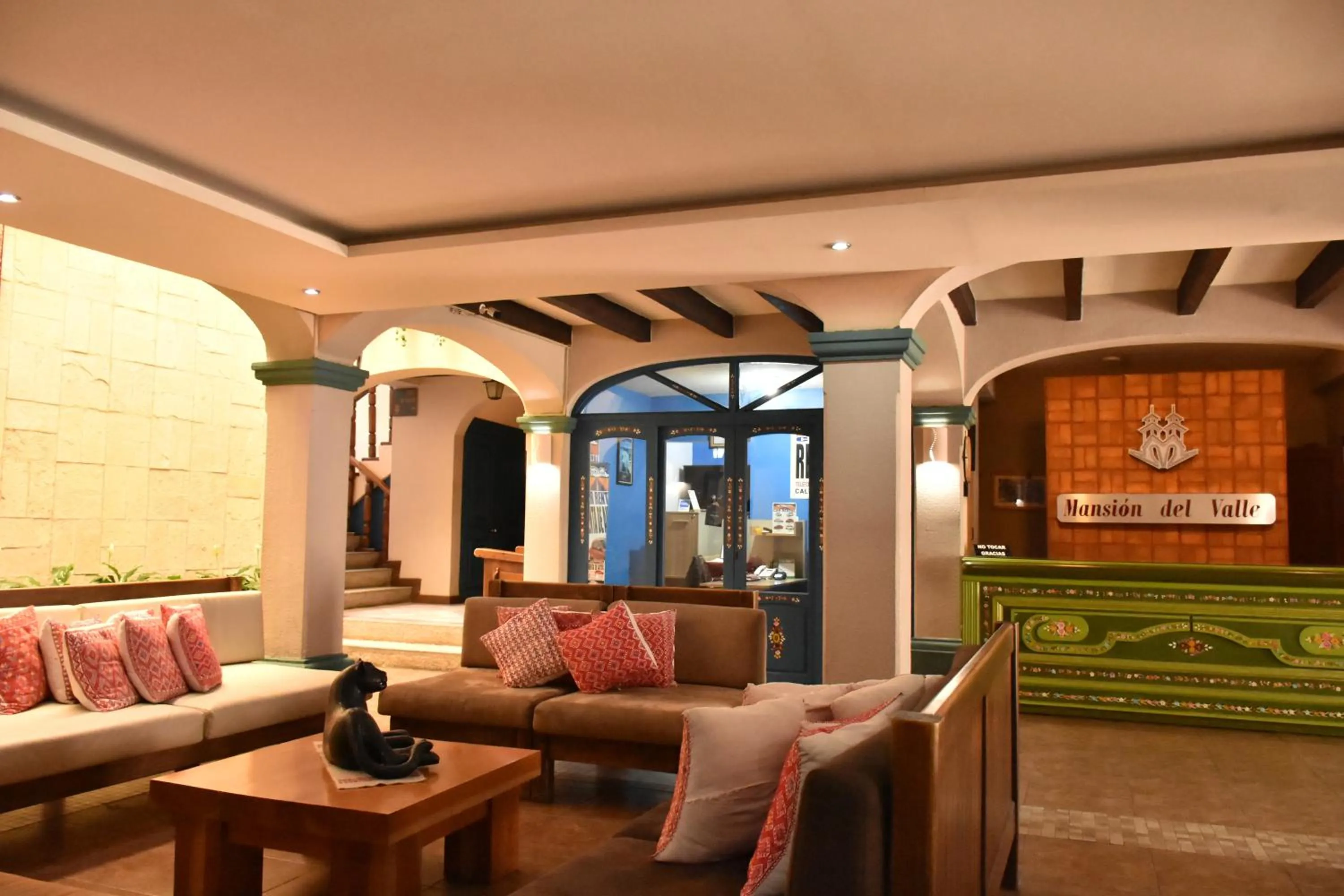 Lobby or reception in Hotel Mansion Del Valle