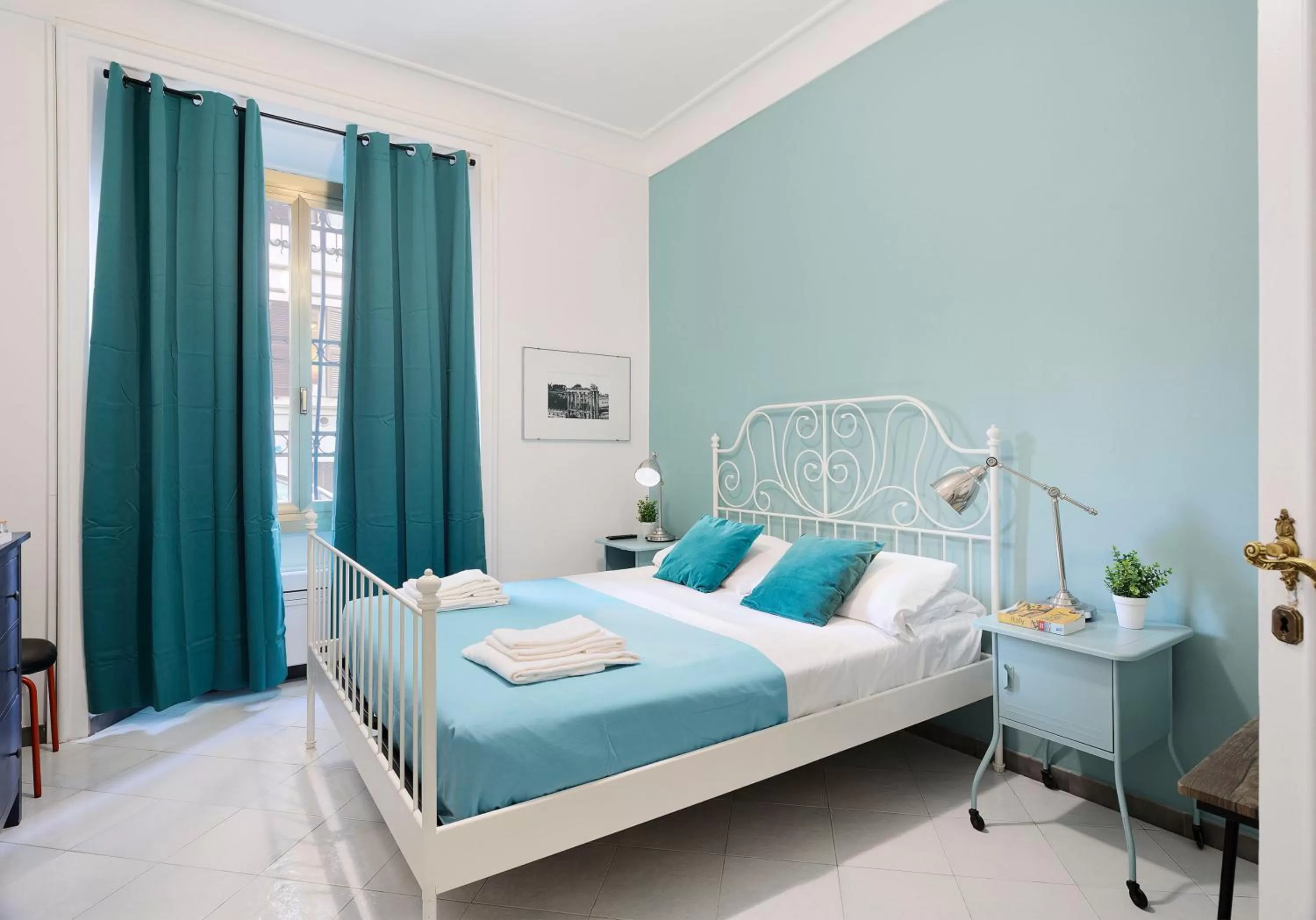 Bed in Locanderia Roma