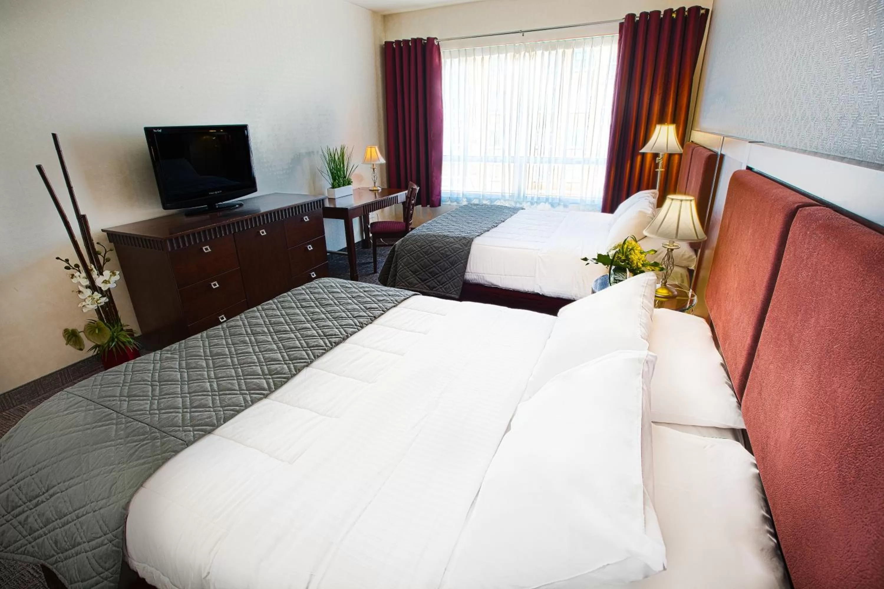 Shower, Bed in Hotel Universel